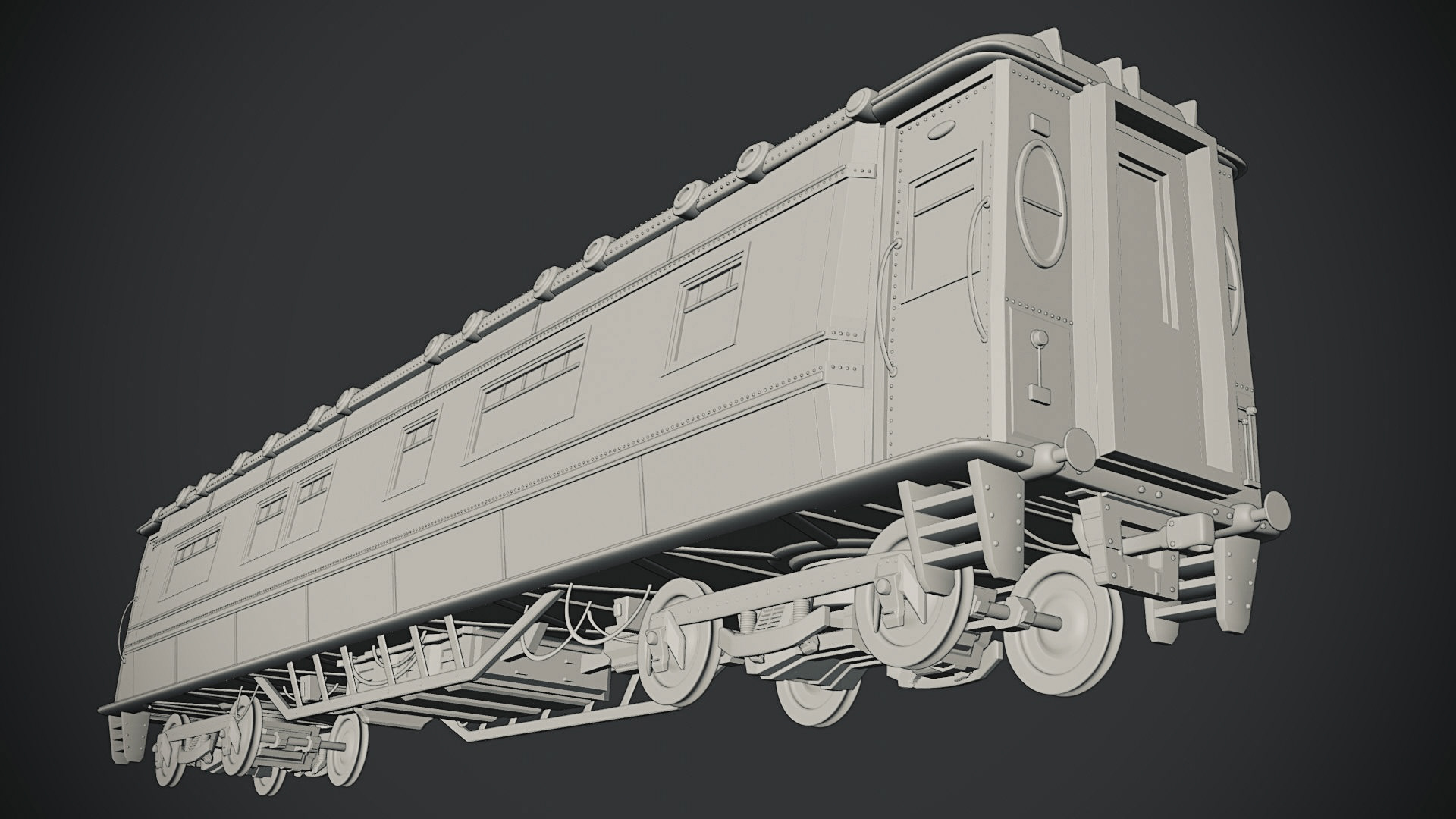 Untextured Mesh – Angle 1
