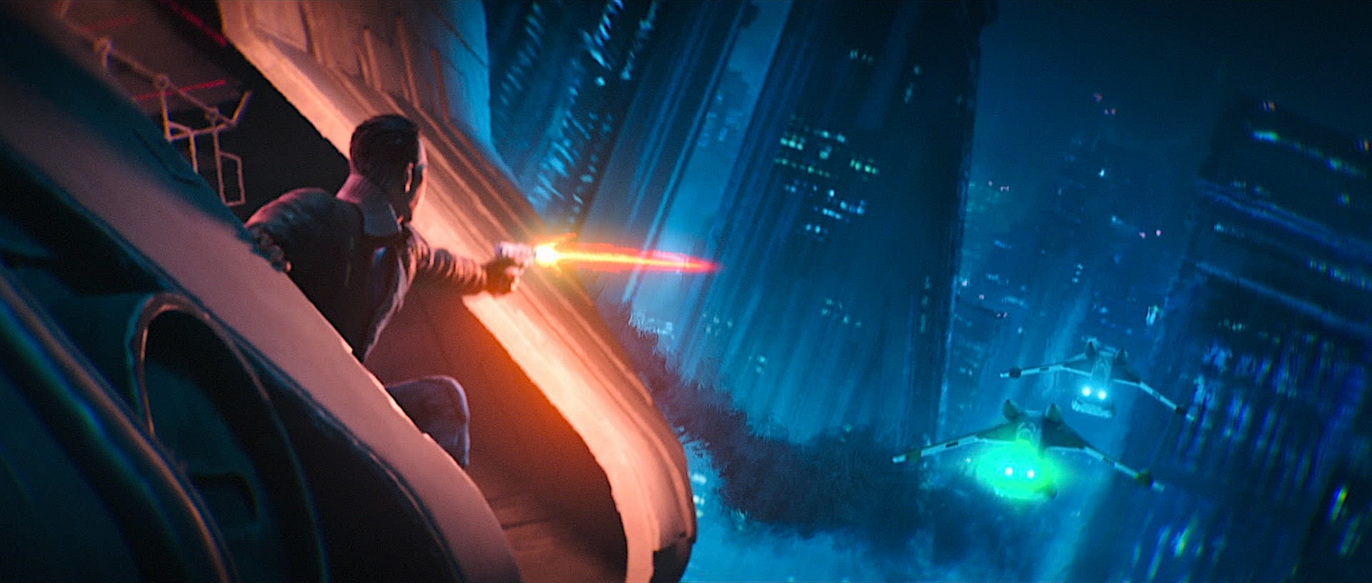Background DMP City Projection & VFX Comp