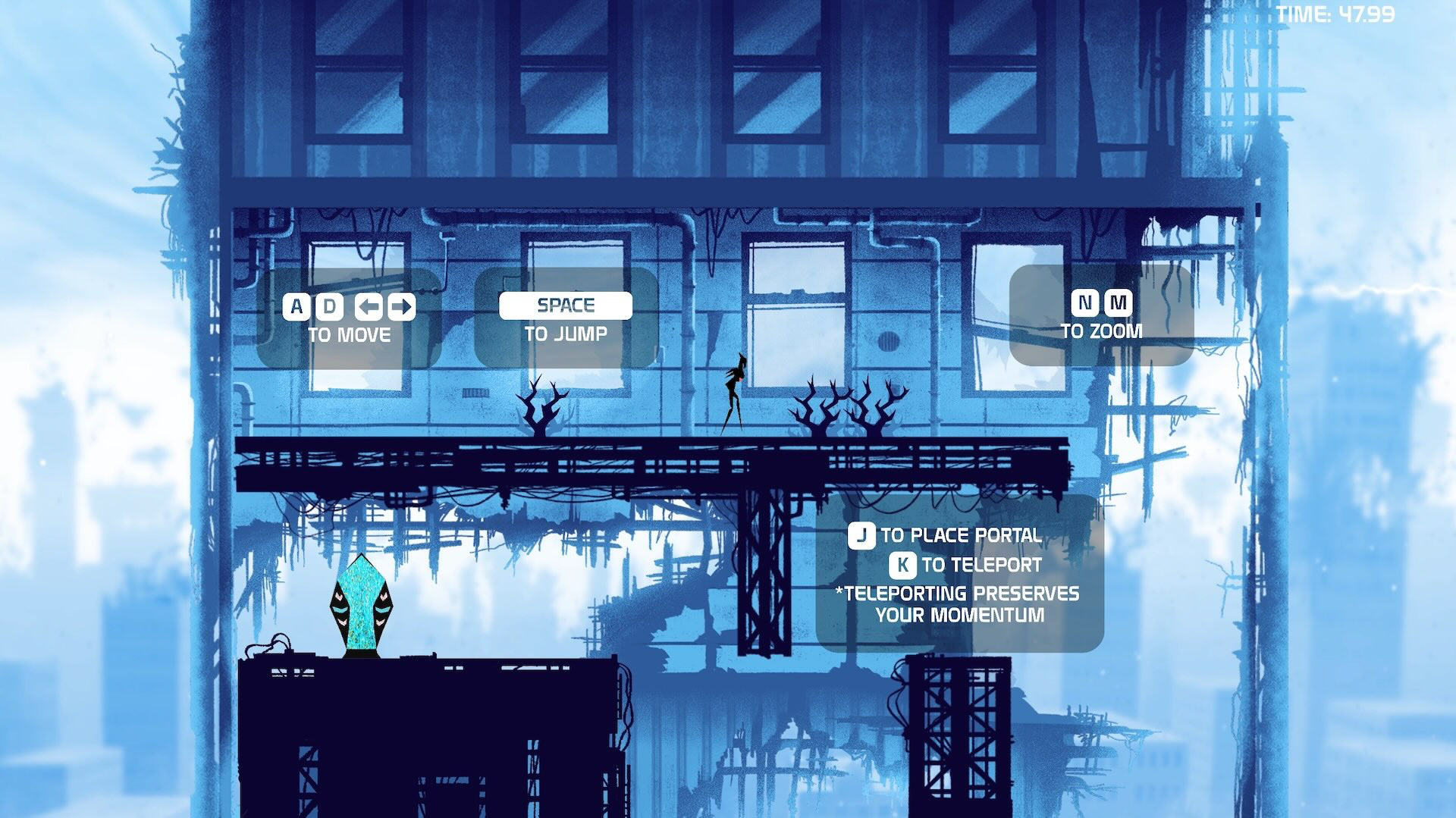 Gameplay Screenshot – Tutorial Level