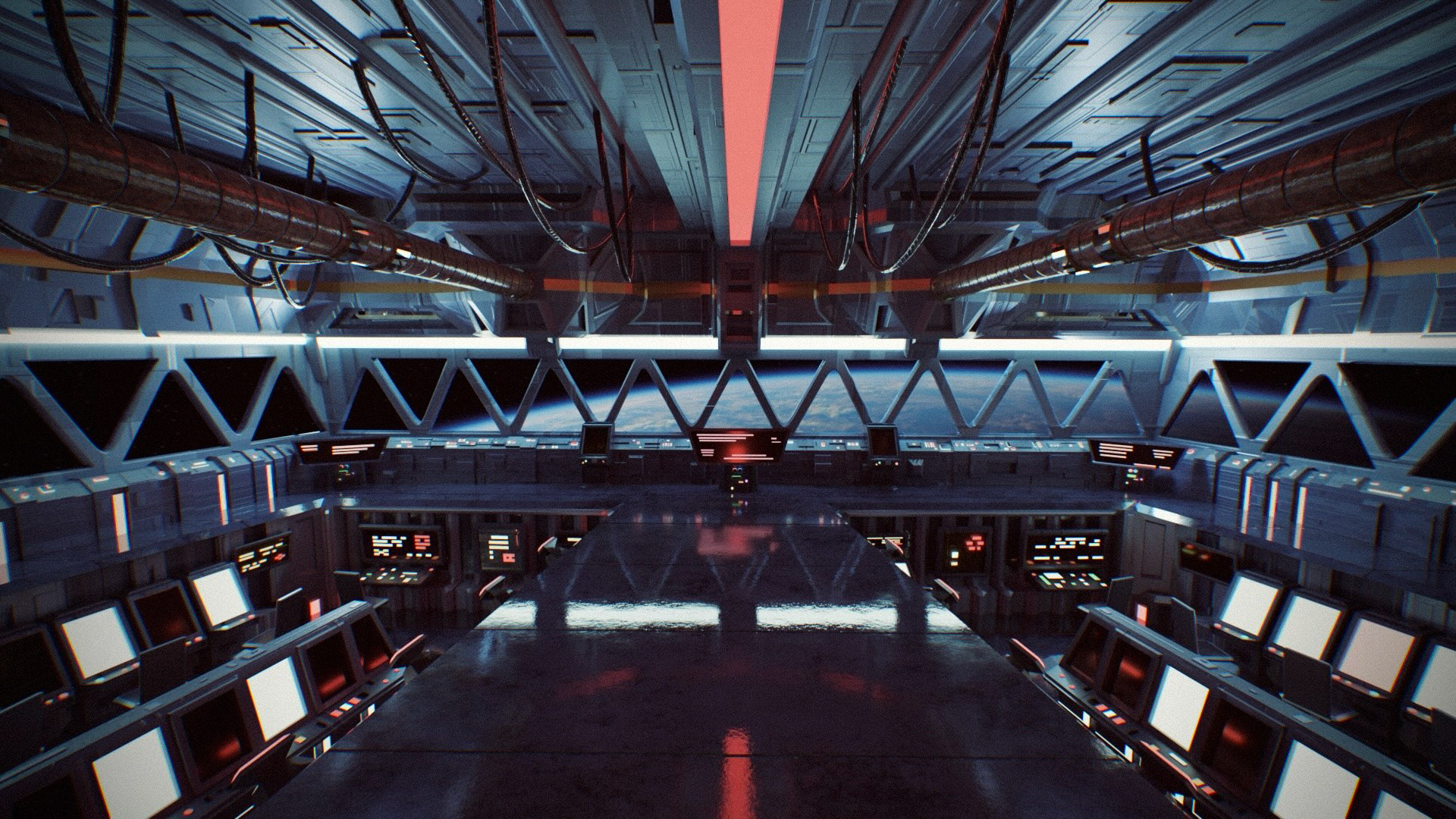 Space Station CG Set Design – Render 1