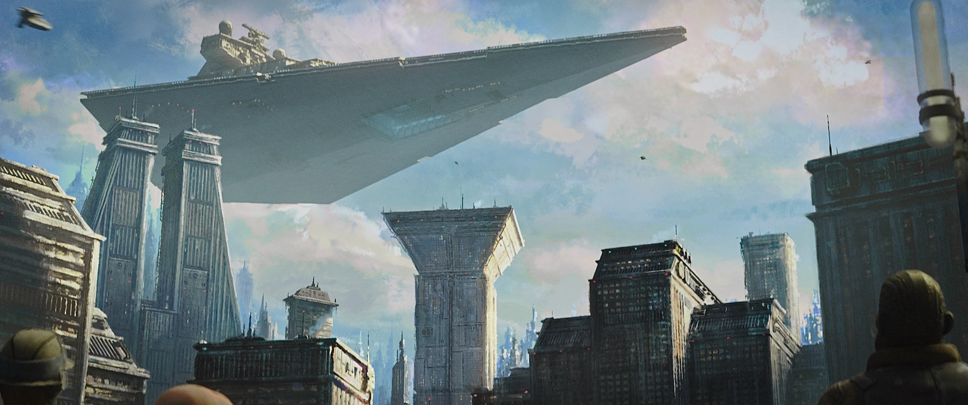 Background DMP Details & Cleanup (Sky, Star Destroyer, City Buildings)