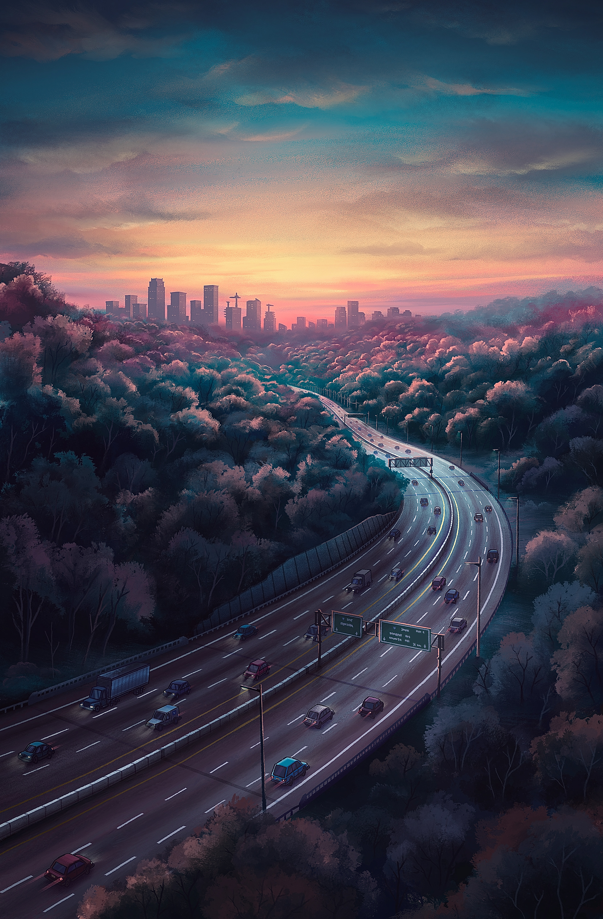 Digitally Painted Landscape
