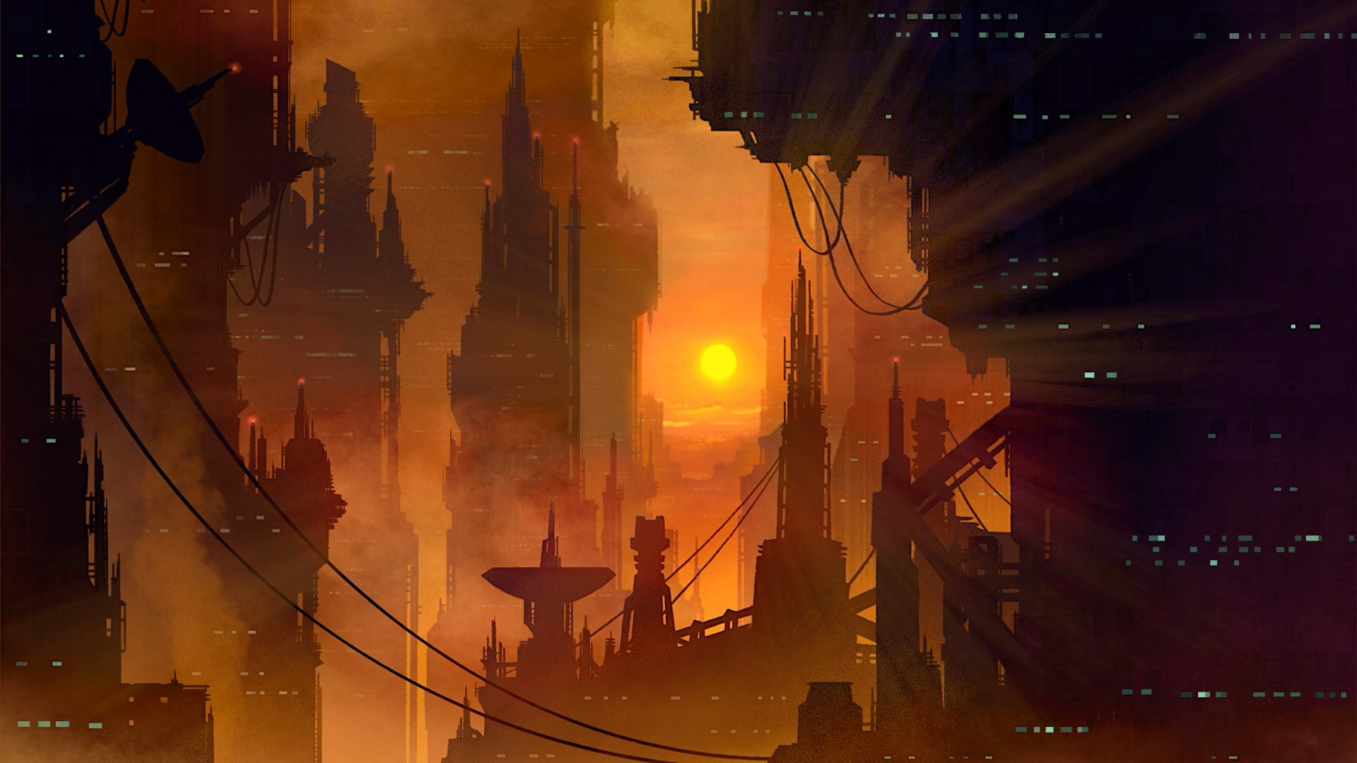 "Megacity" Environment Painting