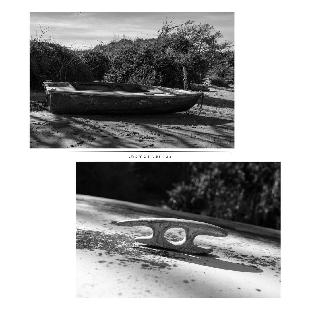 Je suis très peiné ! Mes vieilles barques commencent à être retirés des rives de Vieux Boucau ...  J'imagine que ce n'était pas suffisamment "propre" pour les touristes. Saviez-vous que Vieux Boucau signifie "Vieille Embouchure" ?  En effet, autrefois l'Adour se jetait dans l'Océan en plusieurs endroits en fonction des crues et du sable,  il errait donc de ce point jusqu'à Bayonne, à ... Boucau !  Ce n'est qu'au XVIe siècle que son tracé est fixé tel qu'on le connait aujourd'hui.