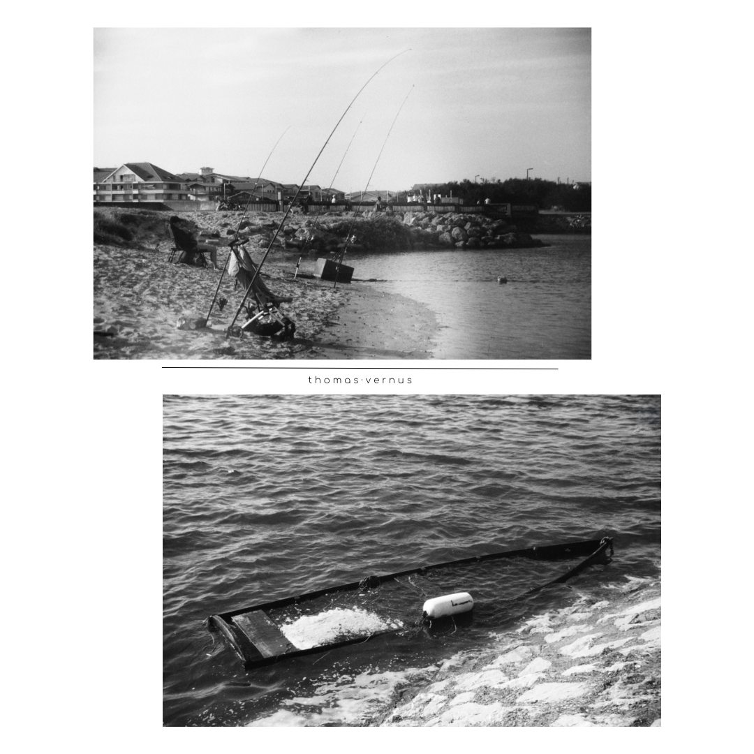 Aux Vieilles Barques. Voici une des raisons pour lesquelles je suis amoureux de Vieux Boucau.  A vos yeux, ce n'est peut être pas rêveur comme sujet, mais aux miens c'est une merveille.  Une merveille d'évocation et de contradiction.  Une ancienne promesse d'aventure et de bon temps, relégué au rang de déchet.  Dans le même temps, cela entache la "propreté" et l'attractivité de ce lieu de tourisme,  laissé à l'abandon comme si cela ne valait pas la peine de le retirer. Malgré tout, la nature reprends ses droits, les algues, les poissons, les coquillages,  une nouvelle vie s'accroche à cette relique d'un plaisir passé. À toutes les vieilles barques, je vous aime.