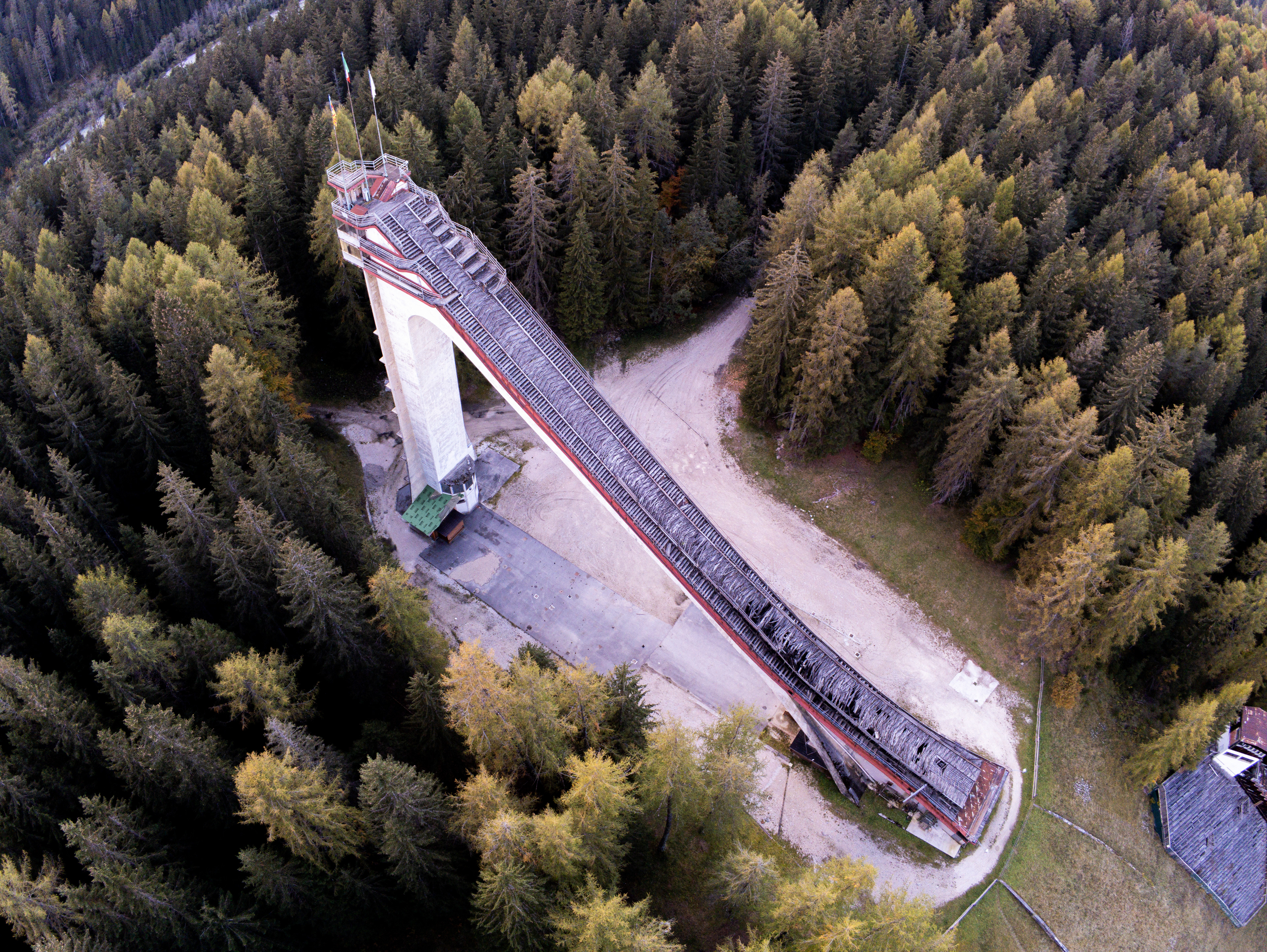 Trampolino Italia Olimpiadi Cortina D'Ampezzo 1956
