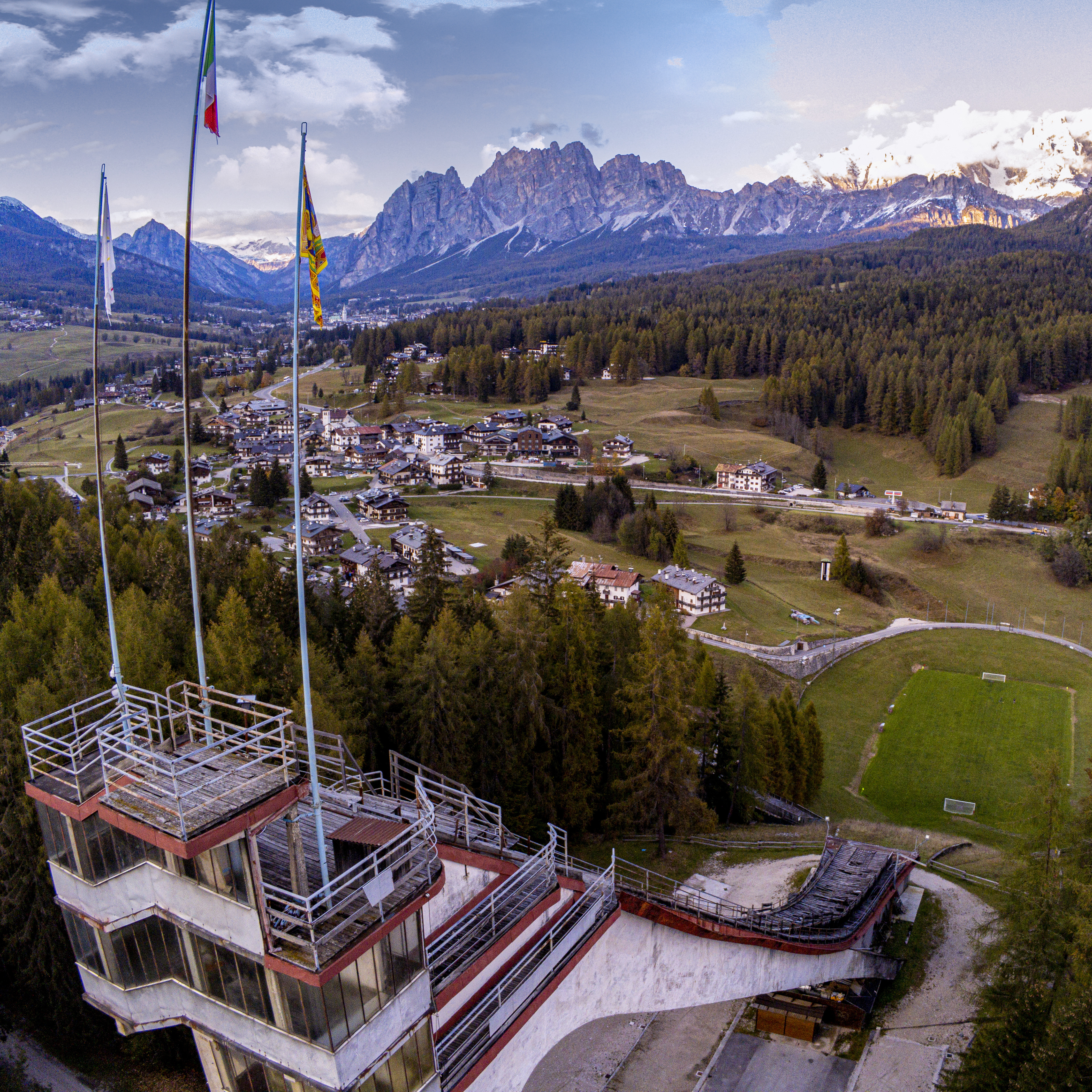 Trampolino Italia Olimpiadi Cortina D'Ampezzo 1956