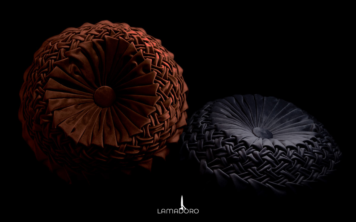 velvet cushion mod. venezia collection