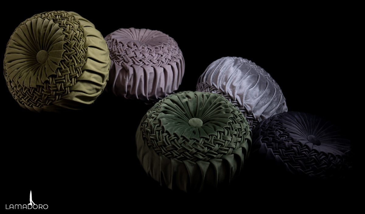 velvet cushion mod. venezia collection