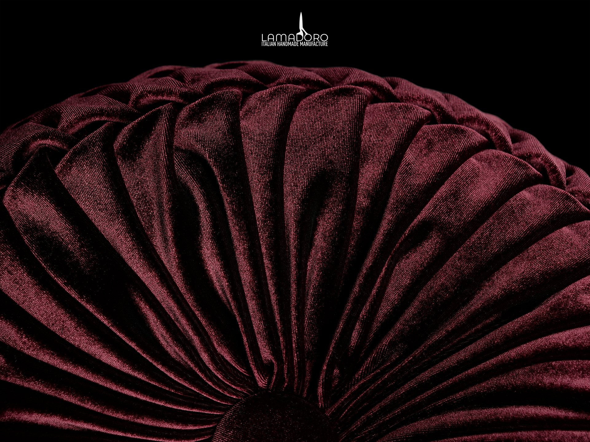 velvet cushion mod. trieste roundtop