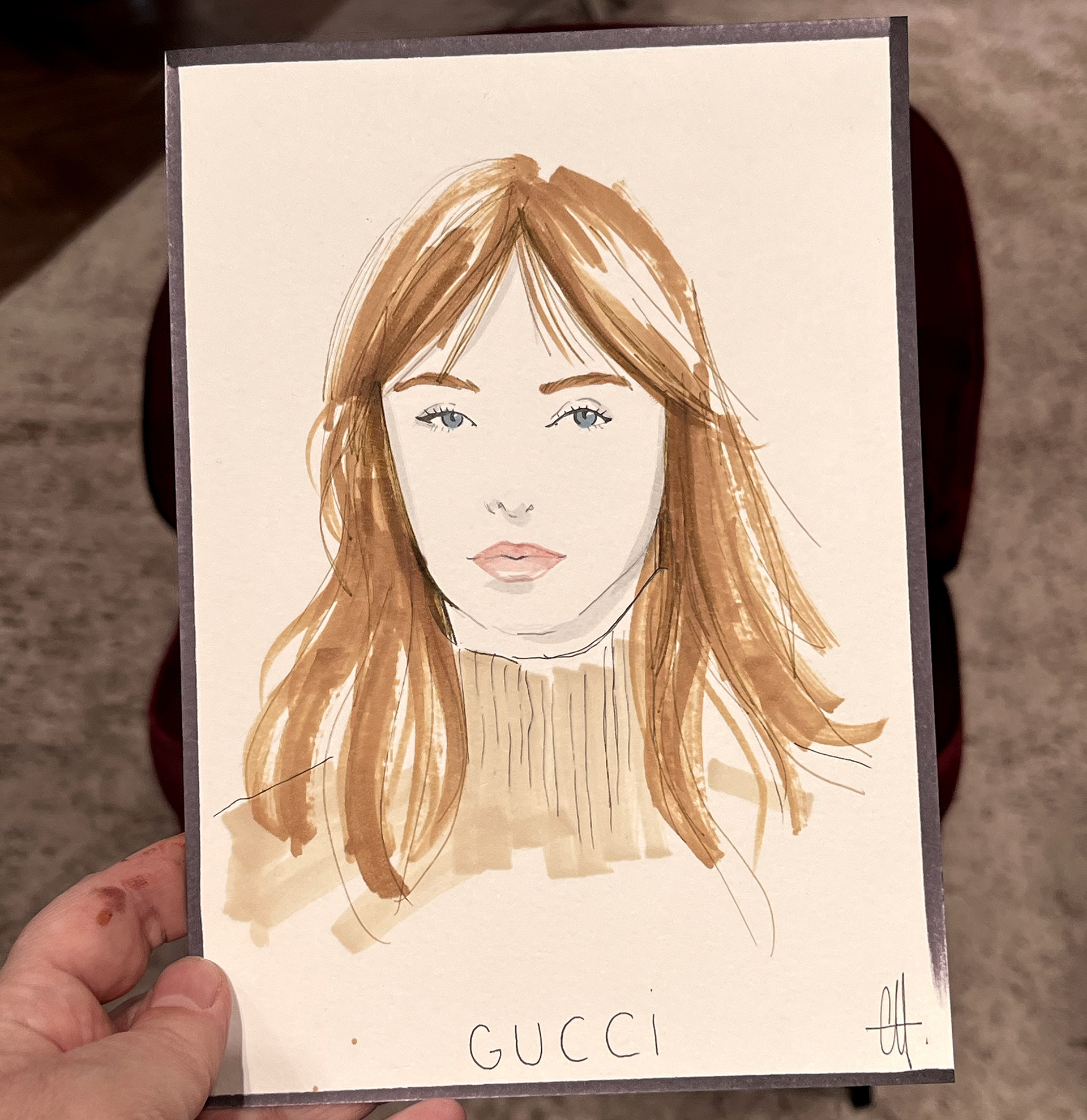 Live Drawing Gucci Montaigne