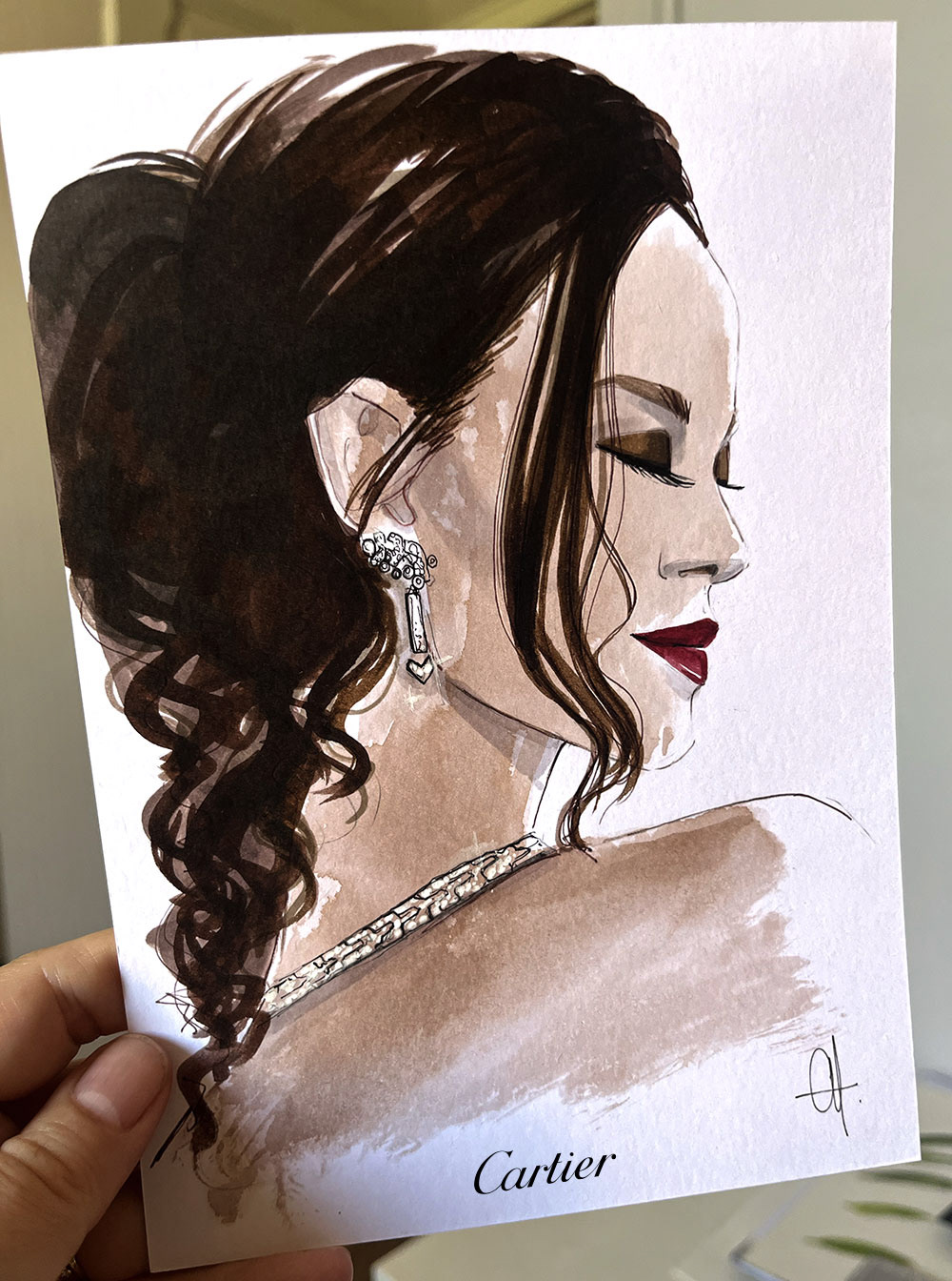 Live Drawing Cartier