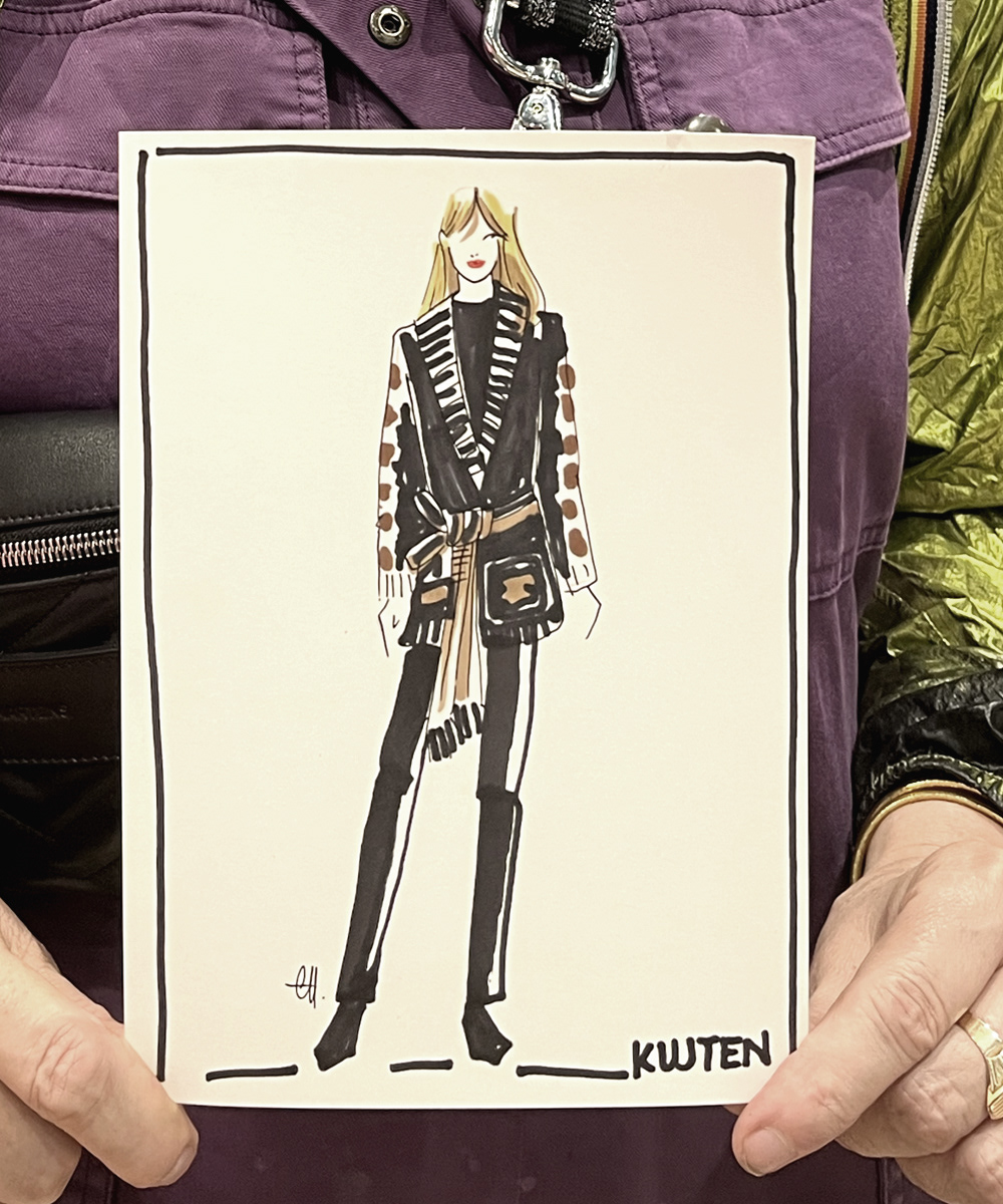 Live Drawing Soirée de Lancement Kujten x Geraldine Saglio