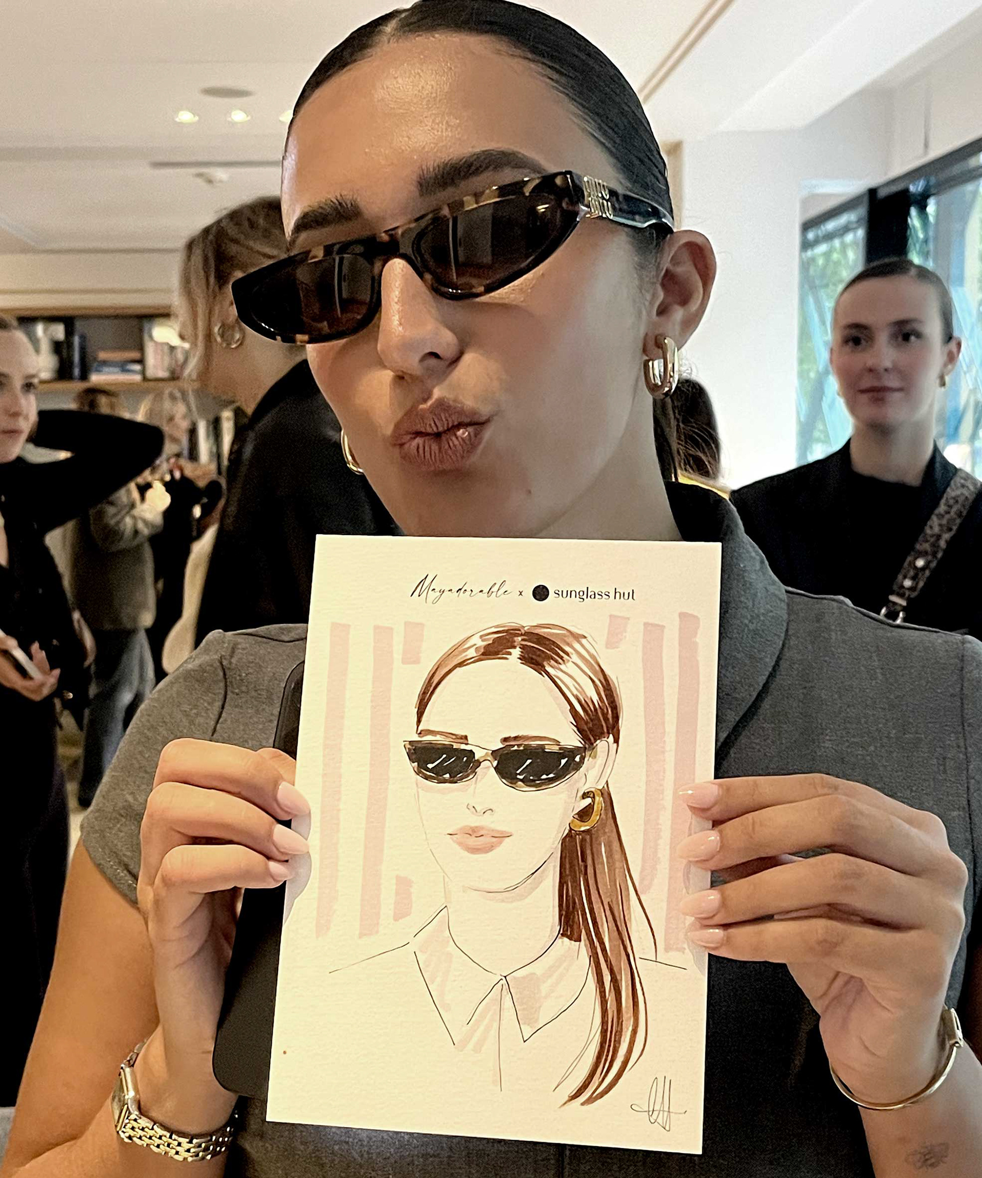 Live Sketch Sunglass Hut X Mayadorable