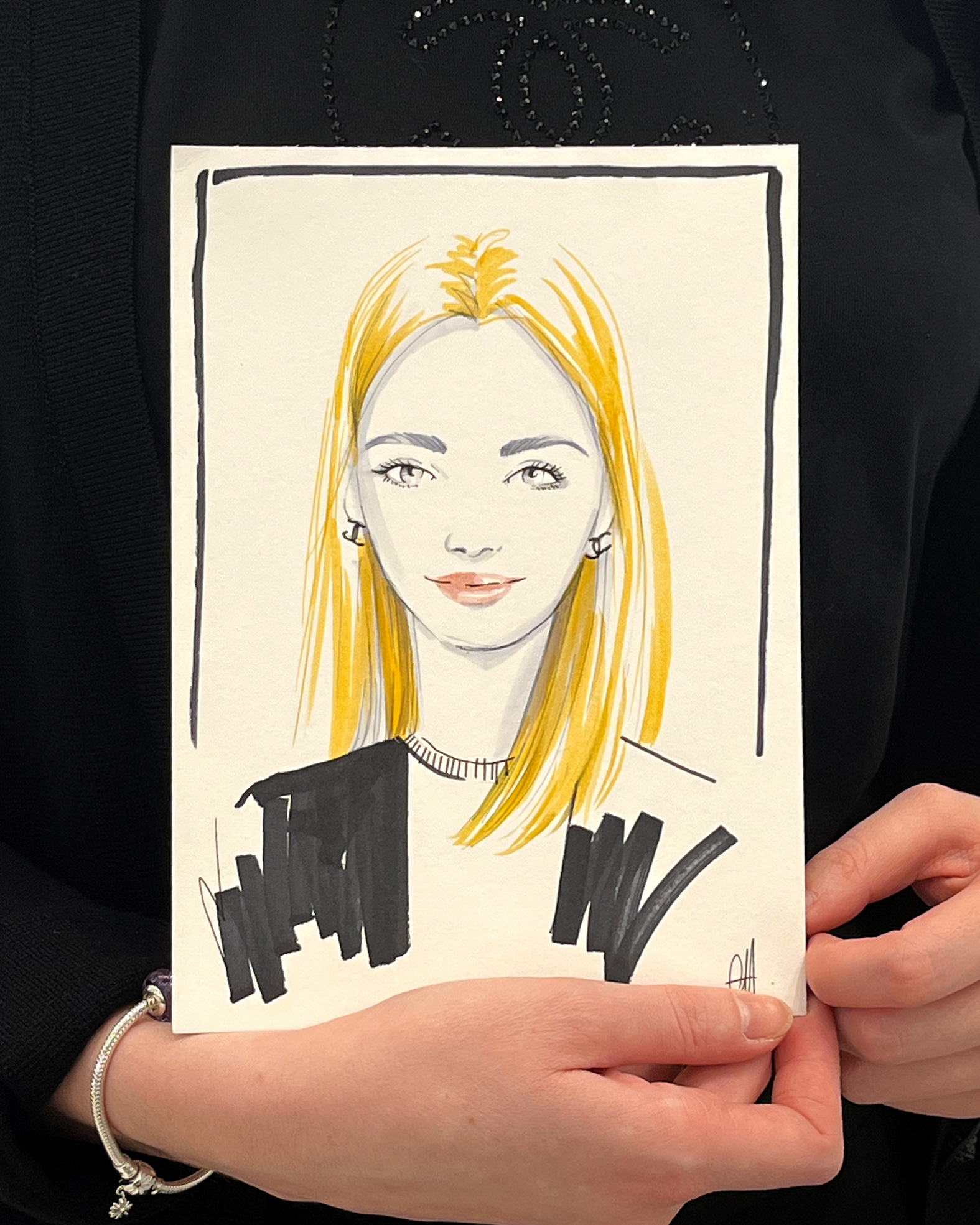 Live Drawing Chanel Beauty Fete des Mères 2024