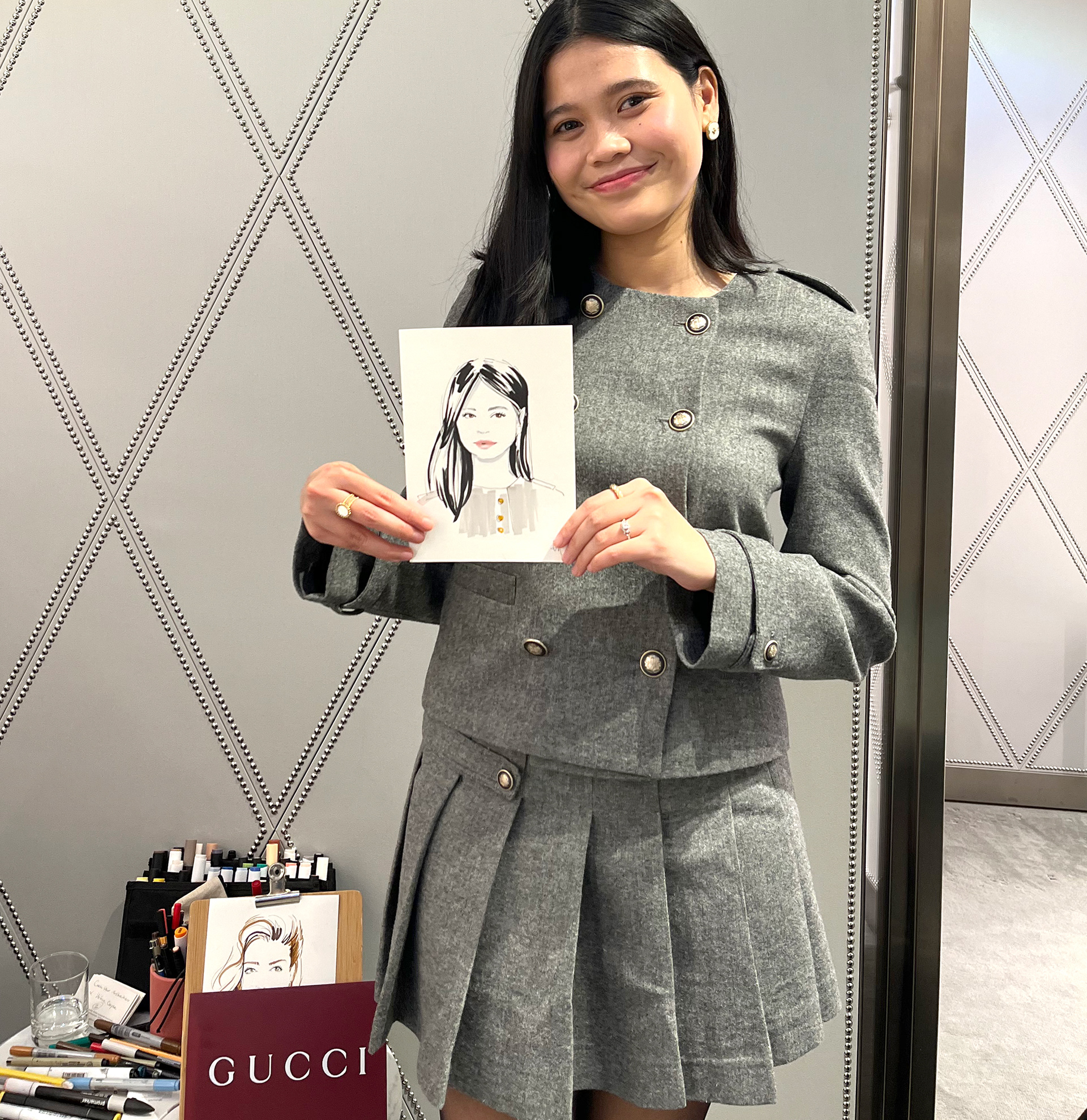 Live Drawing Gucci Montaigne