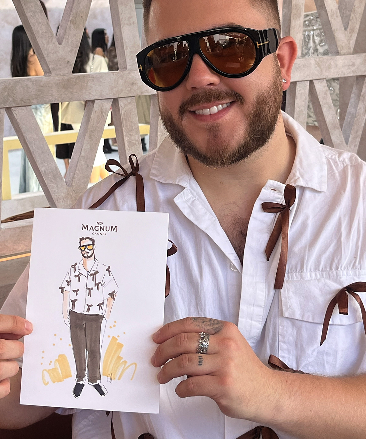 Live Darwing Plage Magnum Cannes 26