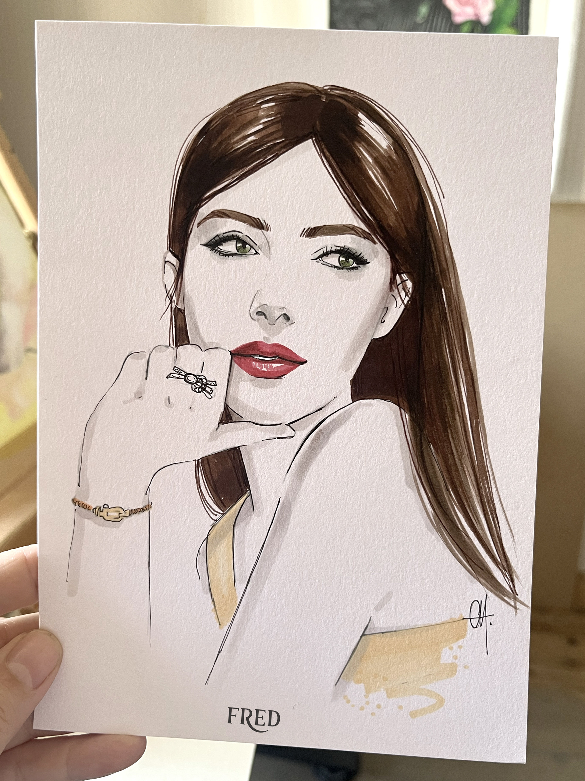Live Drawing Fred