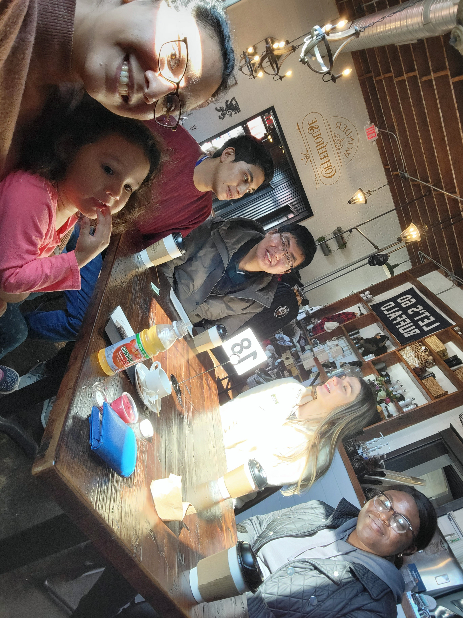 Fall semester coffee hour