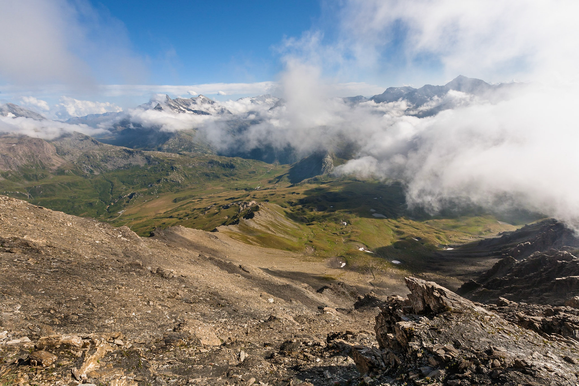 On to the Signal du Petit Mont-Cenis top - Maurienne, Alpi Cozie