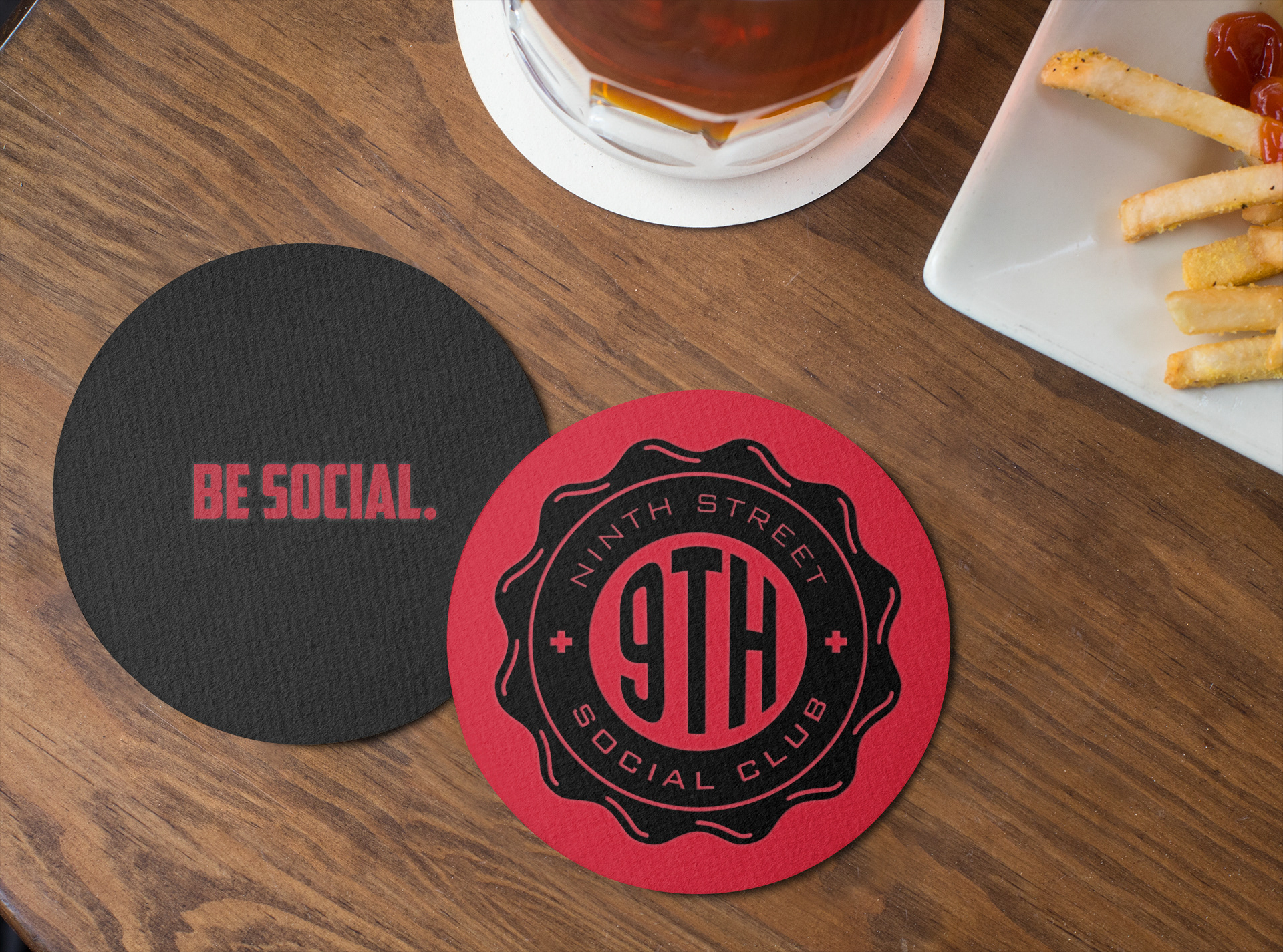 DRINK COASTER DESIGN