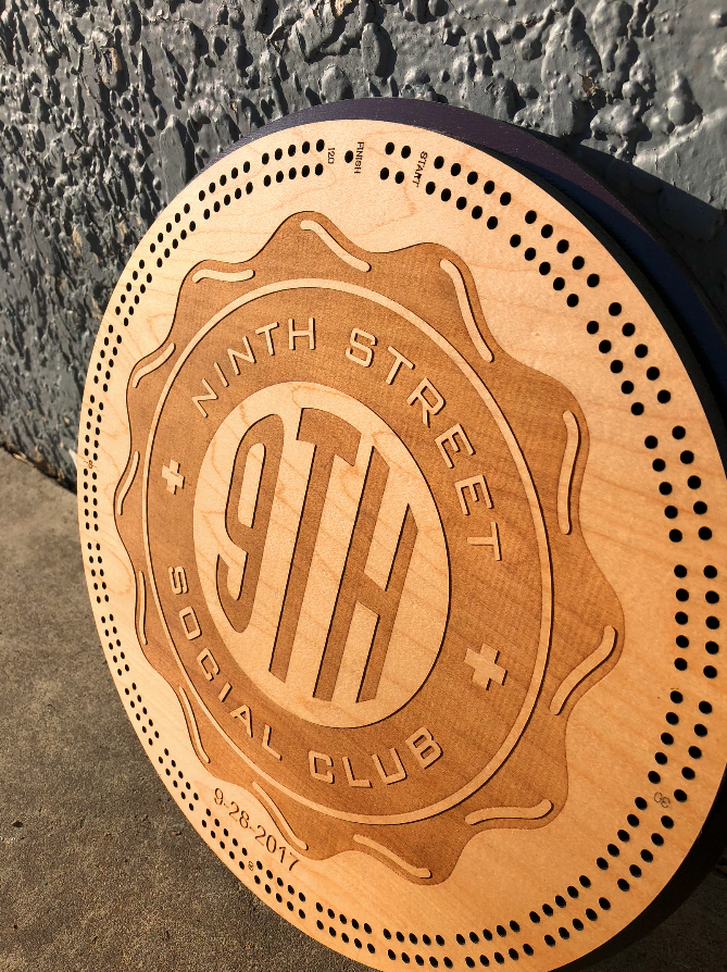 CUSTOM CRIBBAGE BOARD