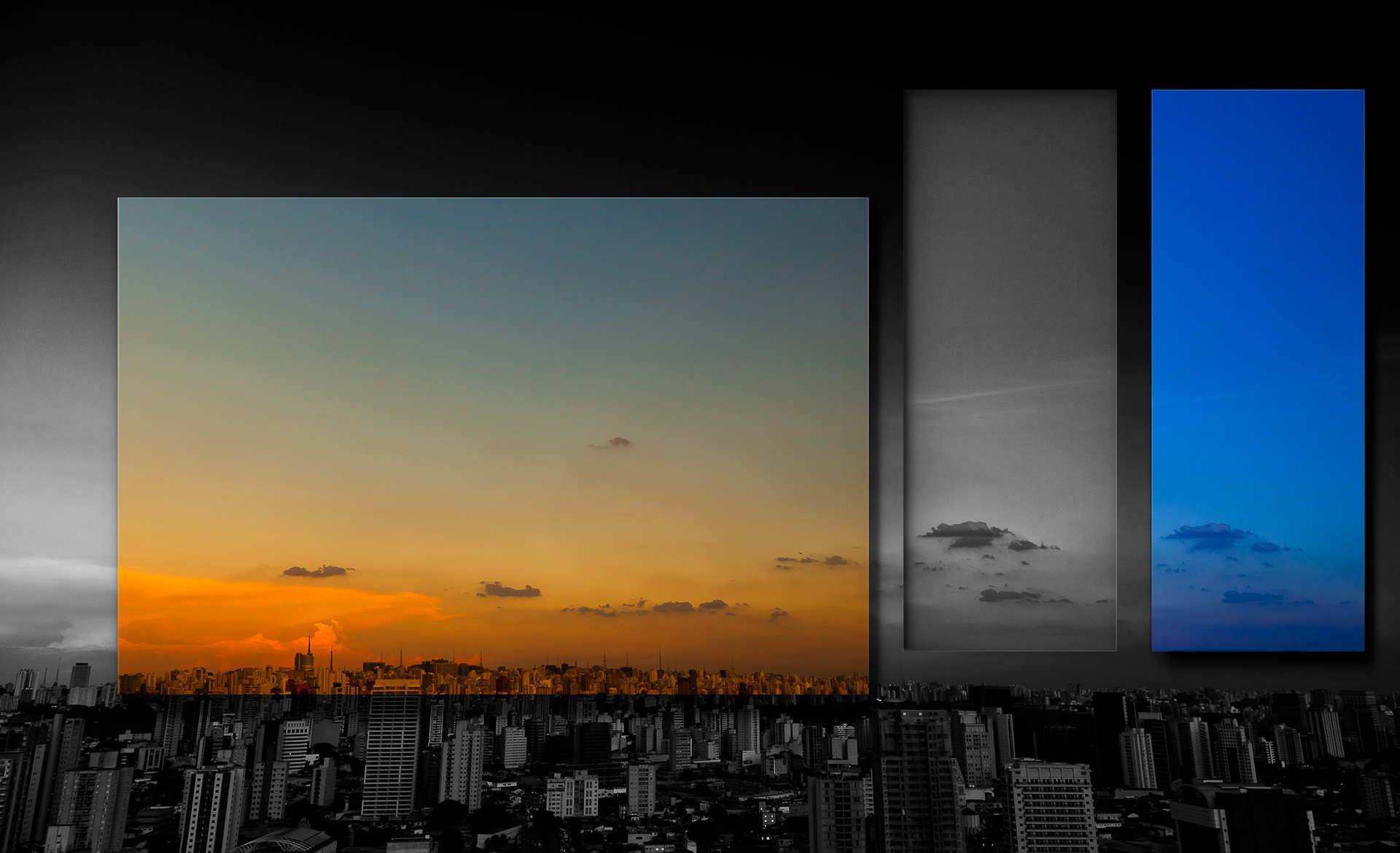 "São Paulo - my city #1 "  Fine art paper pigment print 80w x 49h cm edition of  9