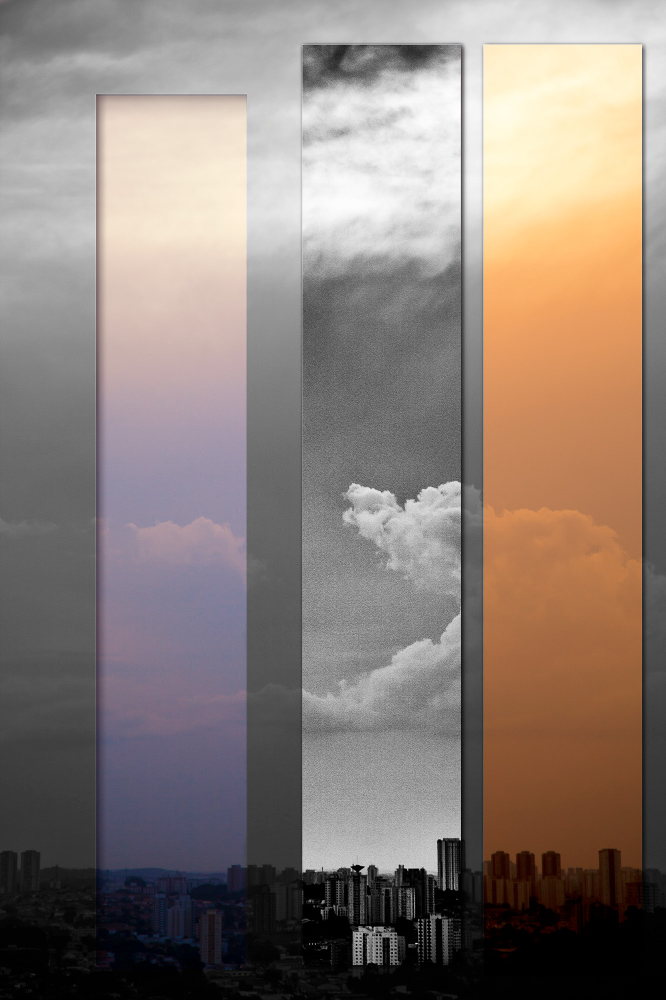 "São Paulo - my city #67 "  Fine art paper pigment print 67w x 100h cm edition of  9