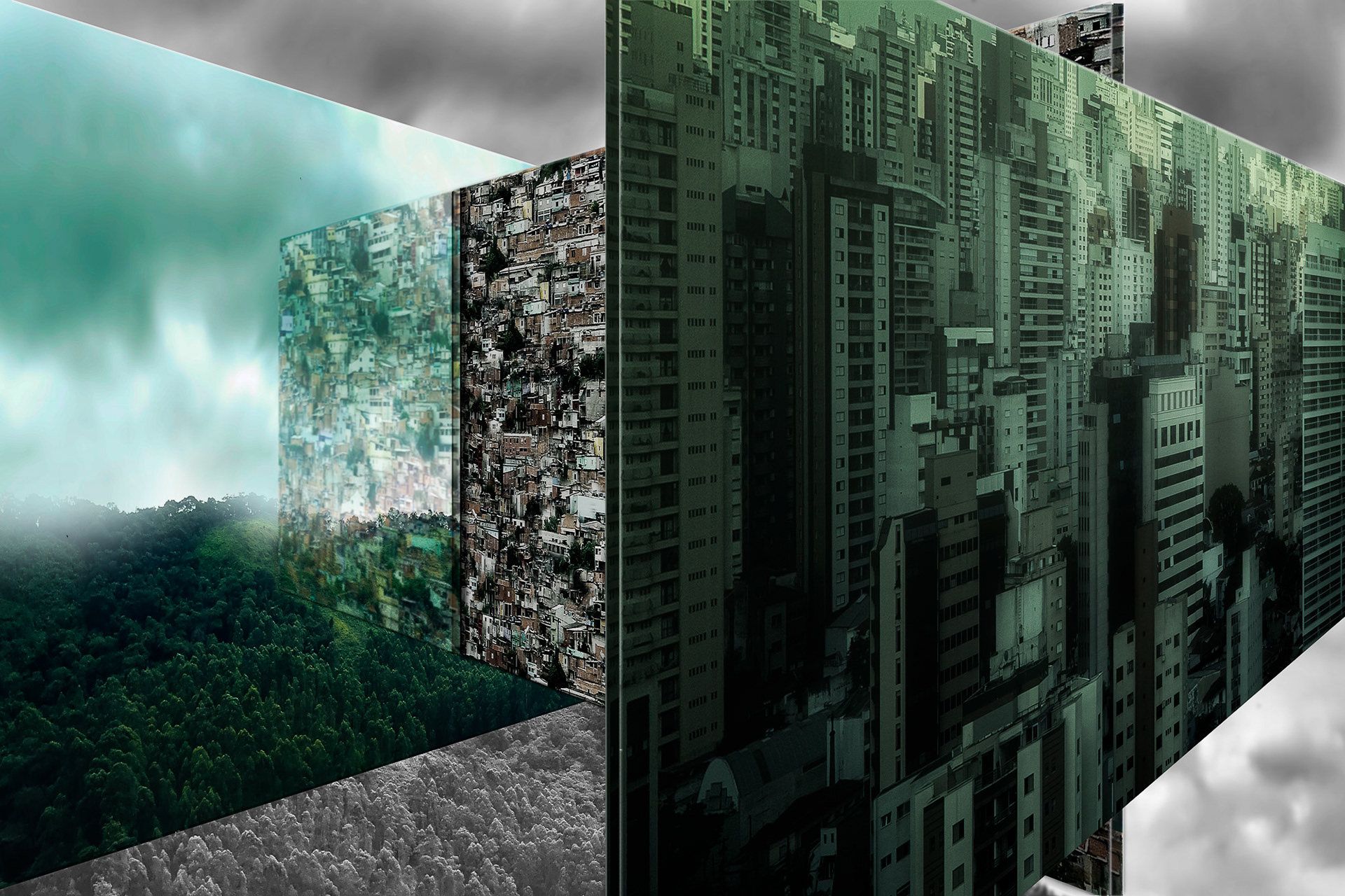 "São Paulo - my city #615 "  Fine art paper pigment print 125w x 83h cm edition of  9