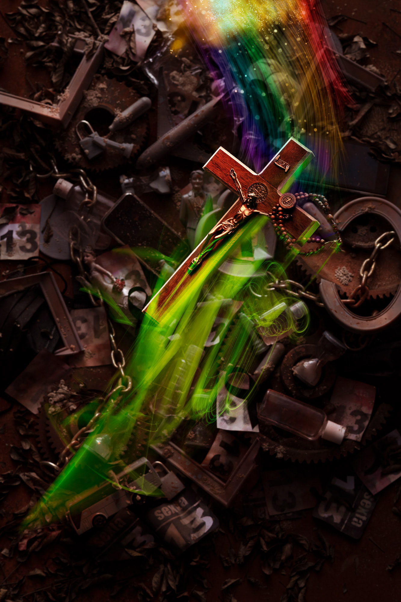 The pandemic and some faith #5.     26w X 35h