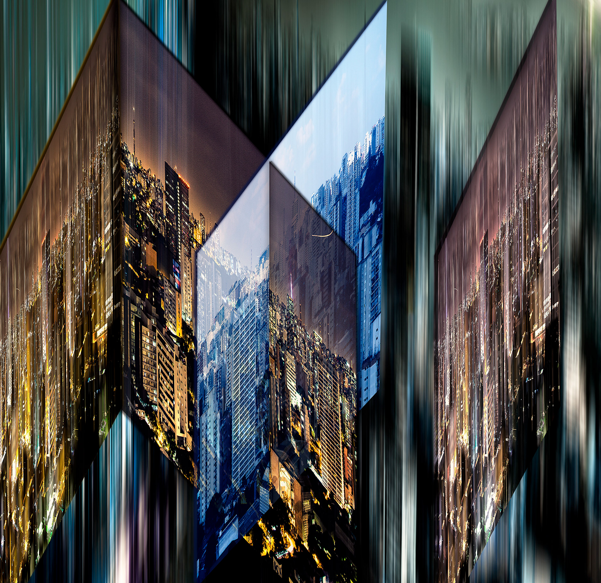 "São Paulo - my city #6 "  Fine art paper pigment print 90w x 87h cm edition of  9