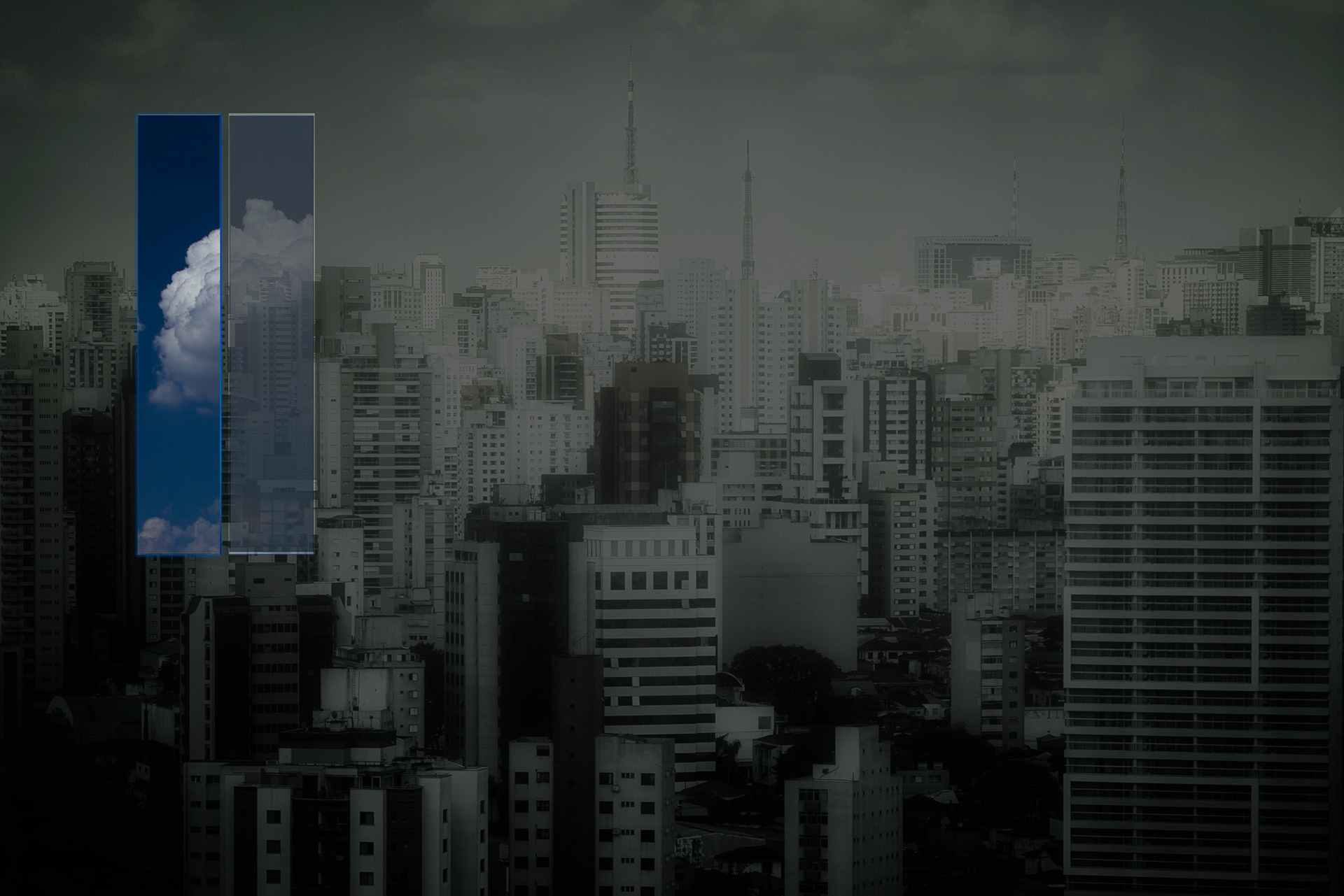 "São Paulo - my city #4 "  Fine art paper pigment print 80w x 53h cm edition of  9