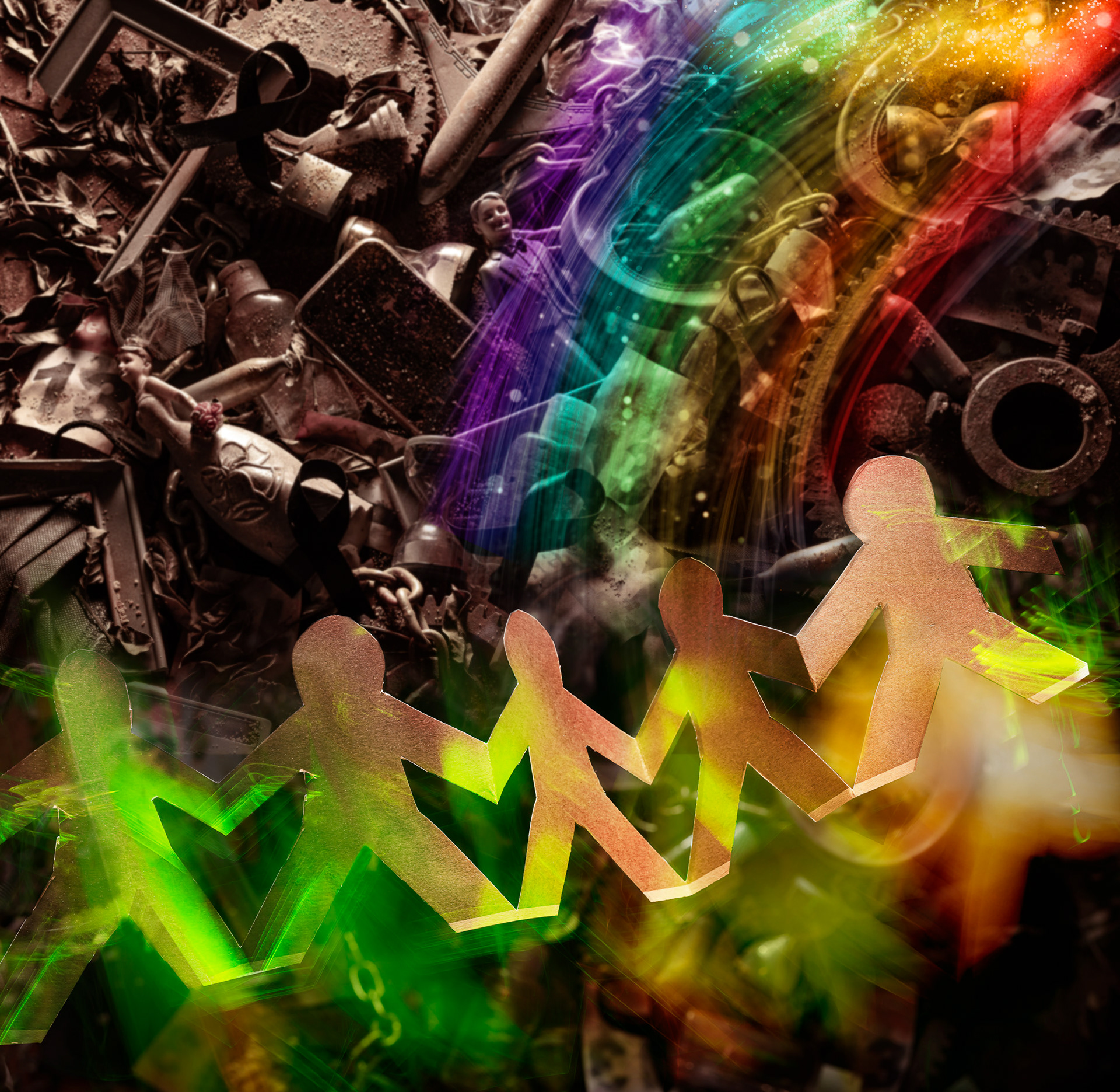 "The pandemic and some faith #2" Fine art paper pigment print 60w x 60h cm edition of 9
