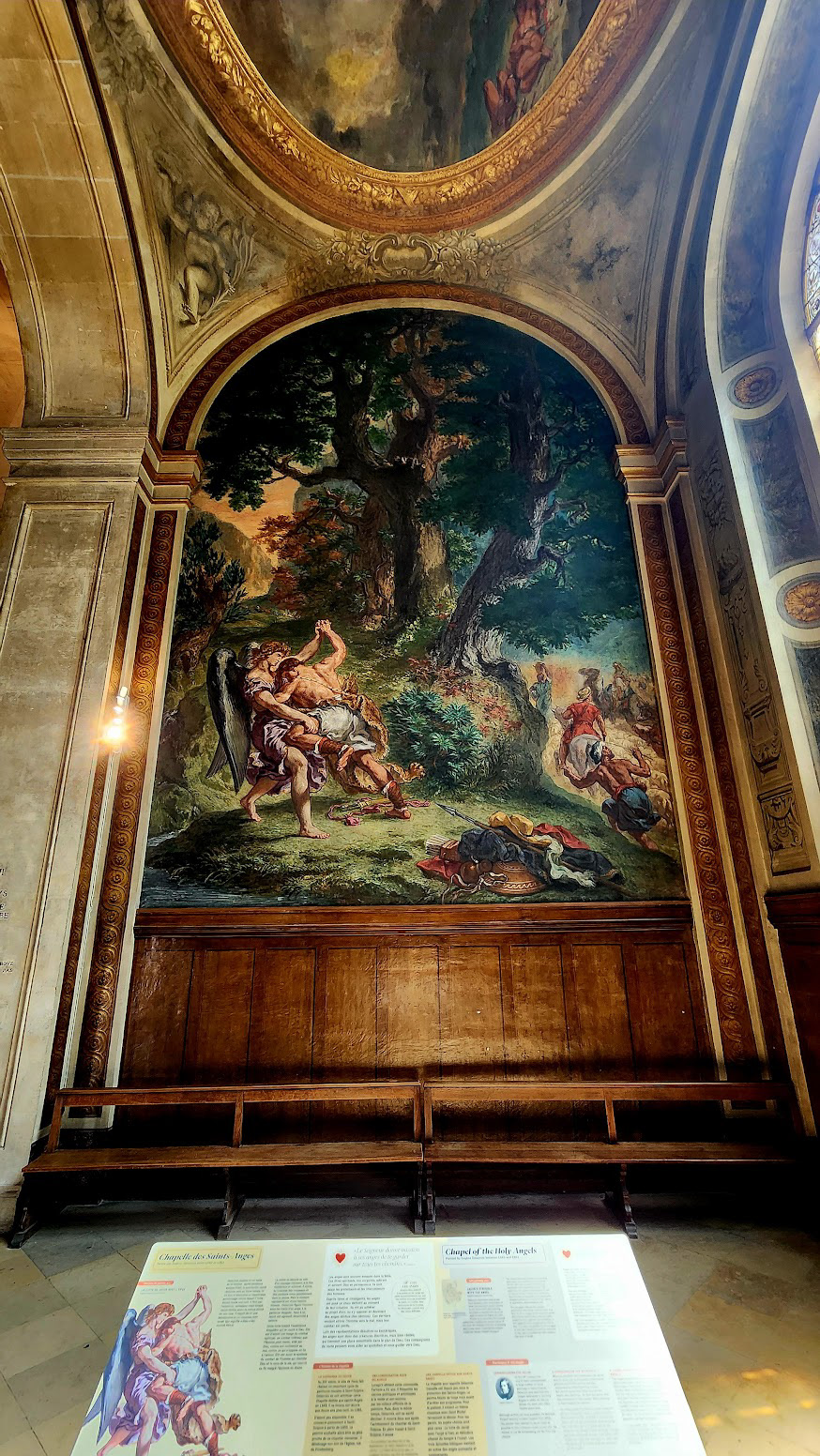 Delacroix in Saint Sulpice Paris