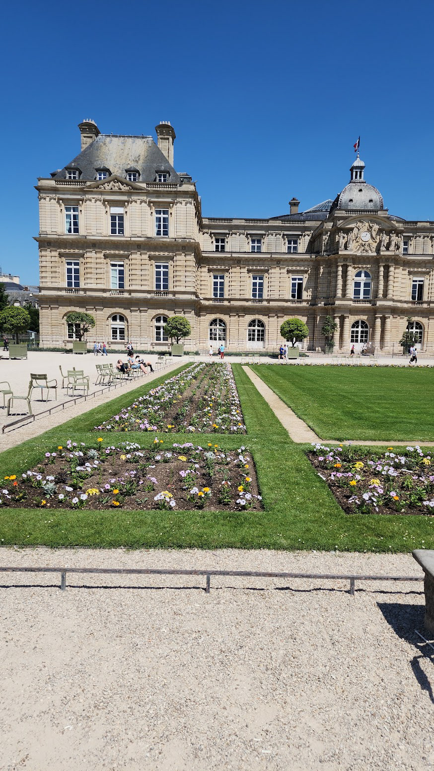 Senate Paris From Jardin du Luxemburg Paris