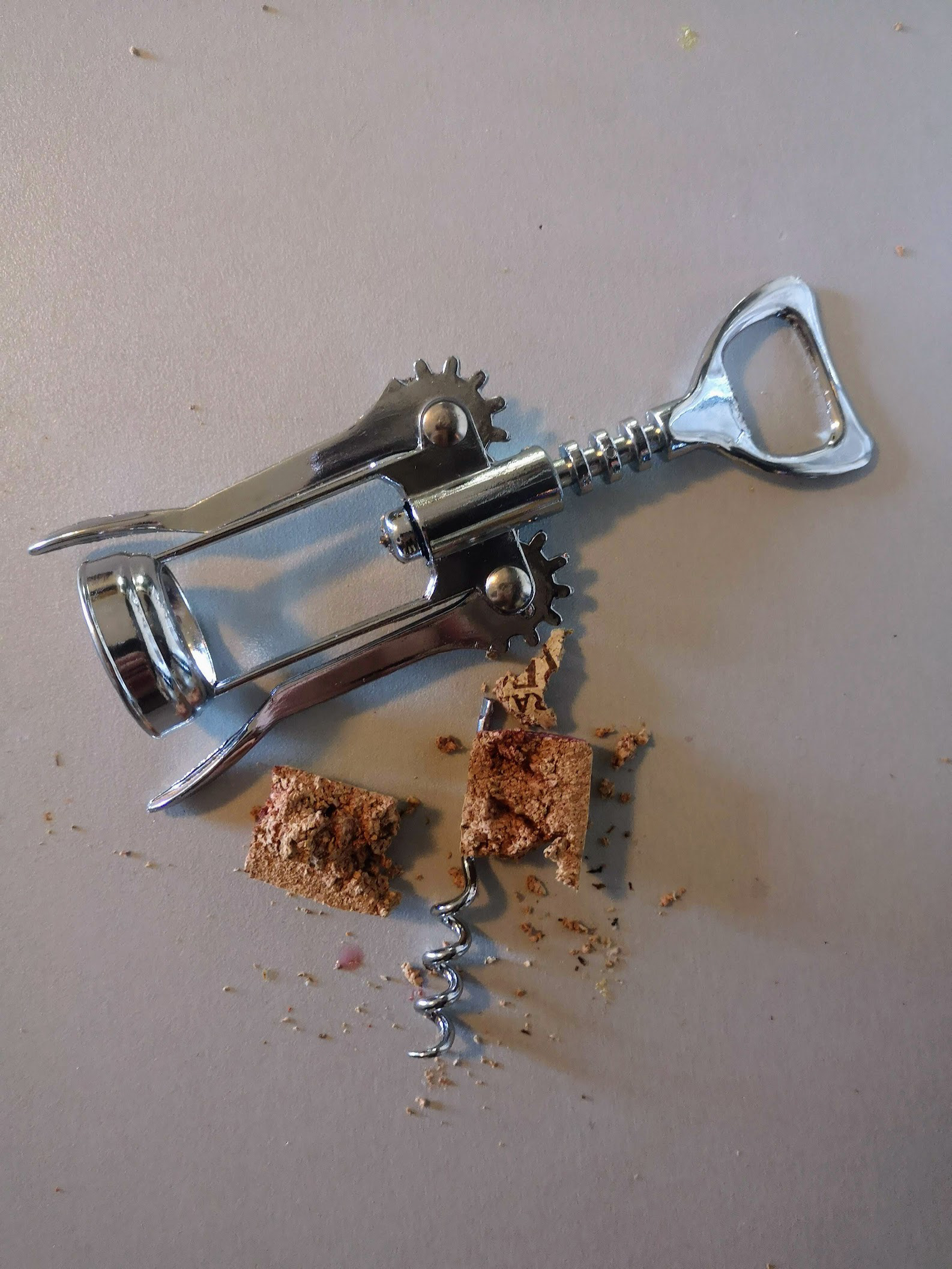 This is why I now always carry a corkscrew in my pack.