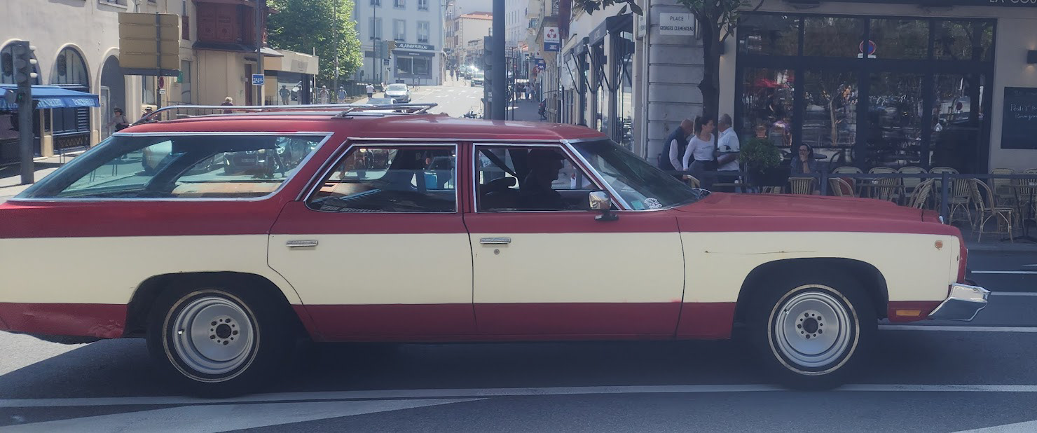 was not expecting to see this car there