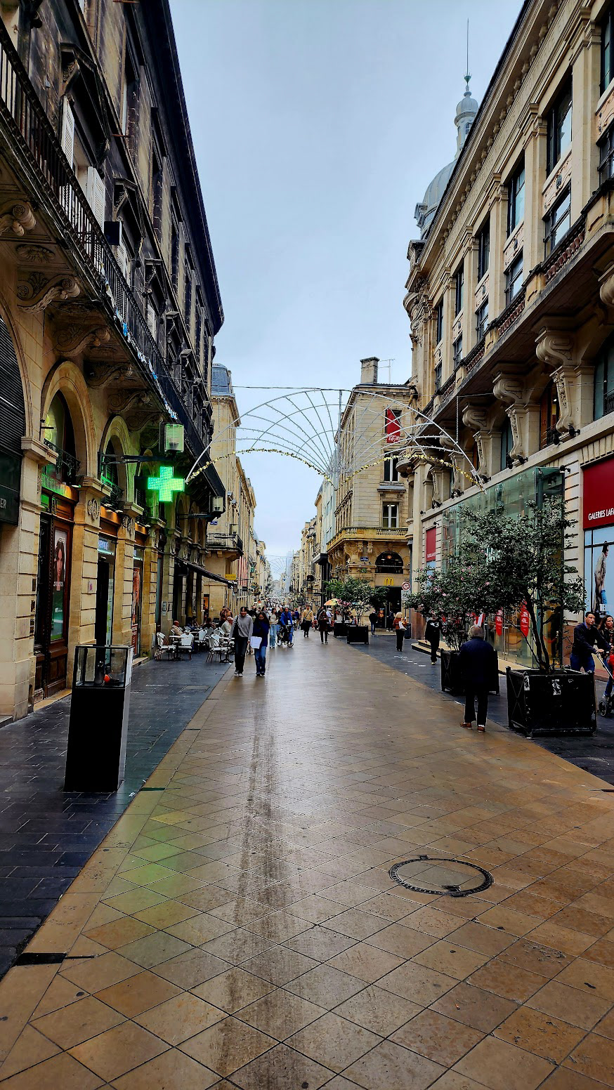Rue Sainte-Catherine is the longest pedestrian street in Europe, originally from the Roman Era