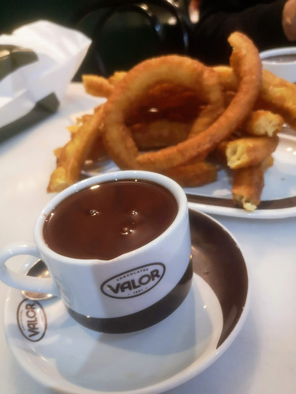 Chocolate y churros.