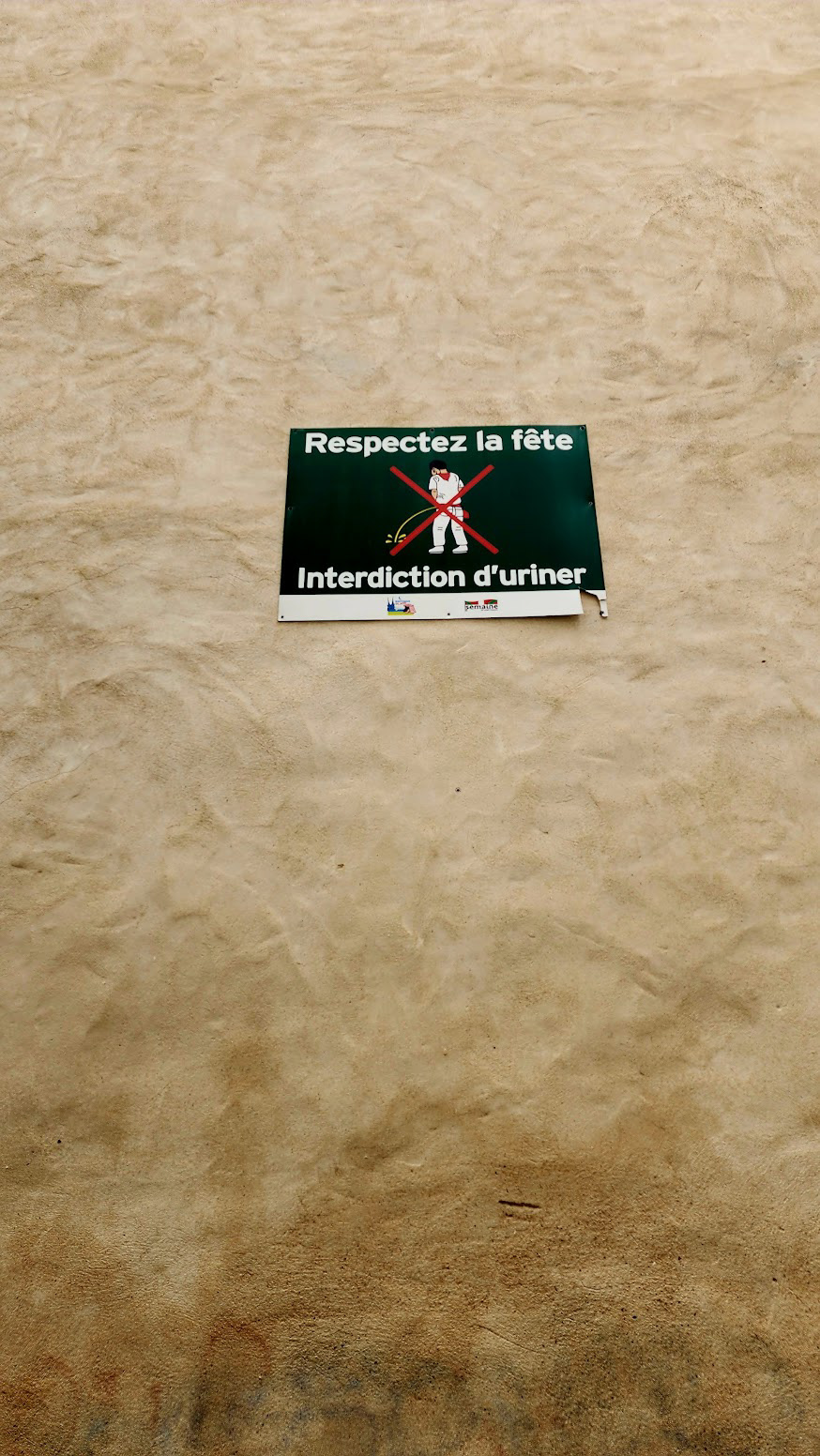 Respect the party. Do Not Piss Here