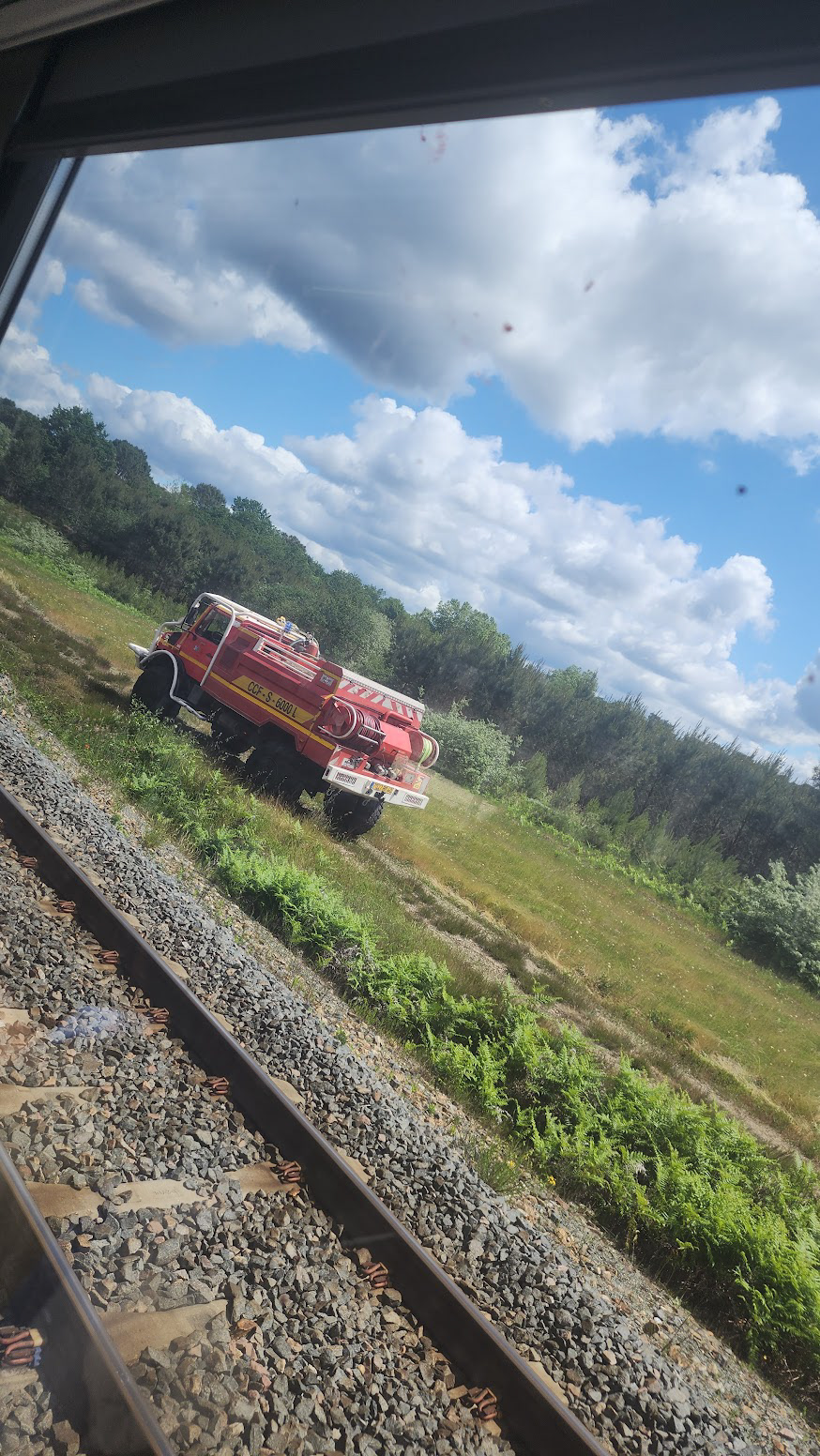 Paused for Train Wreck En Route to Paris