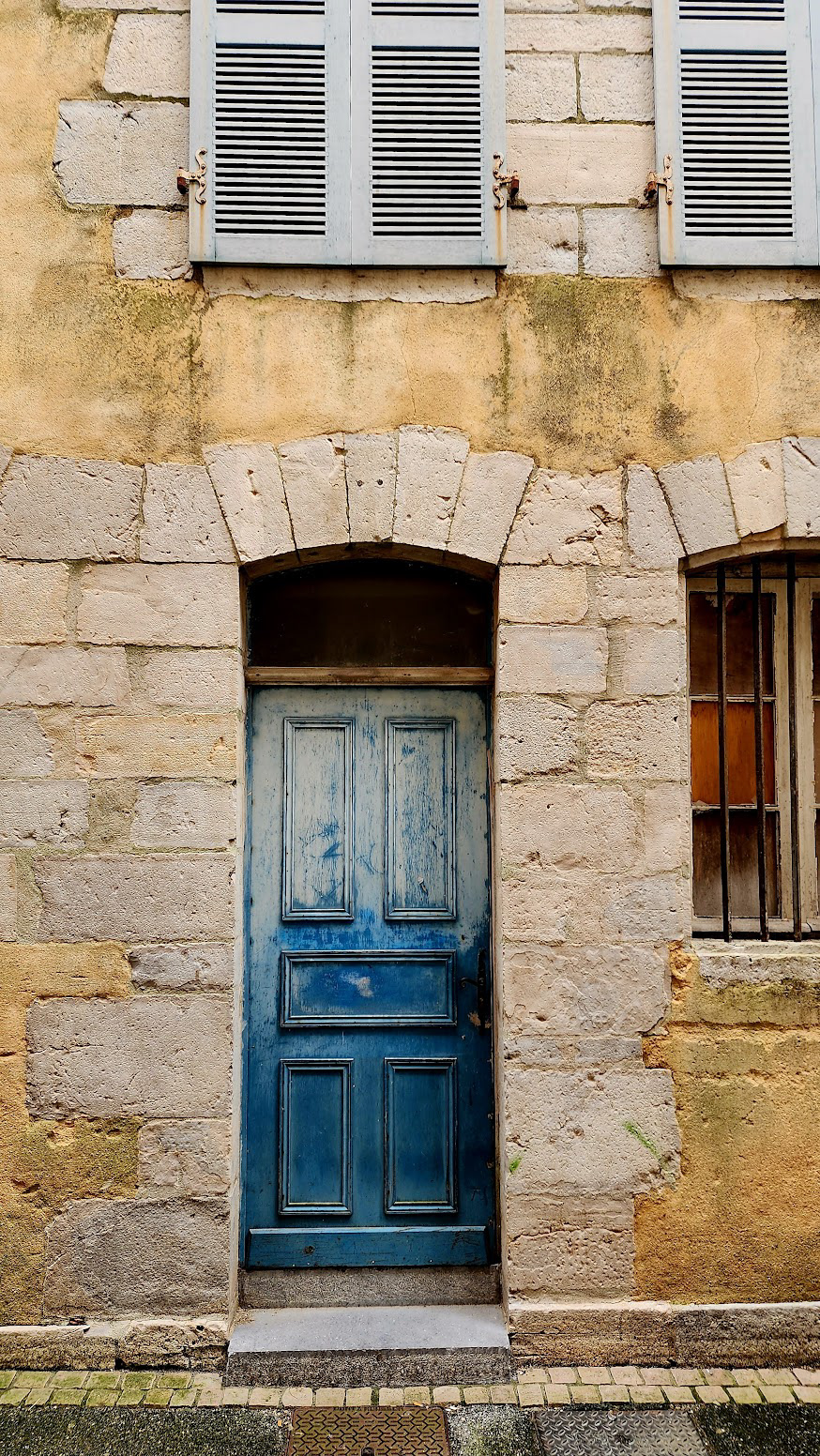 Basque Doorway in Blue