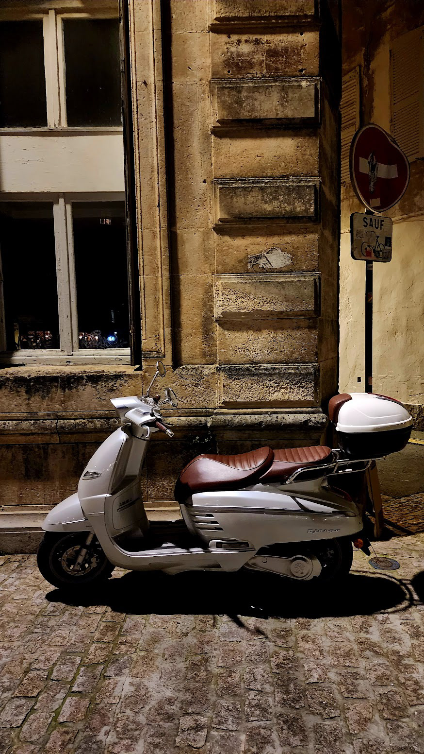 Vespa at Night
