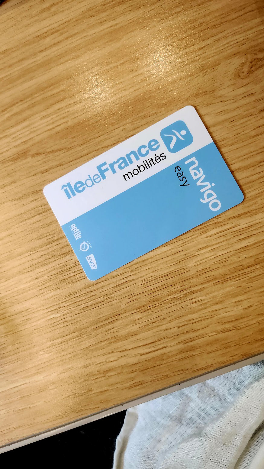 Metro Card Paris