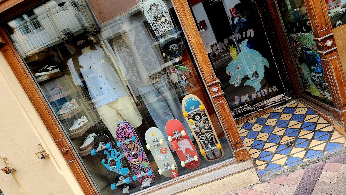 Skate shop in Biarritz
