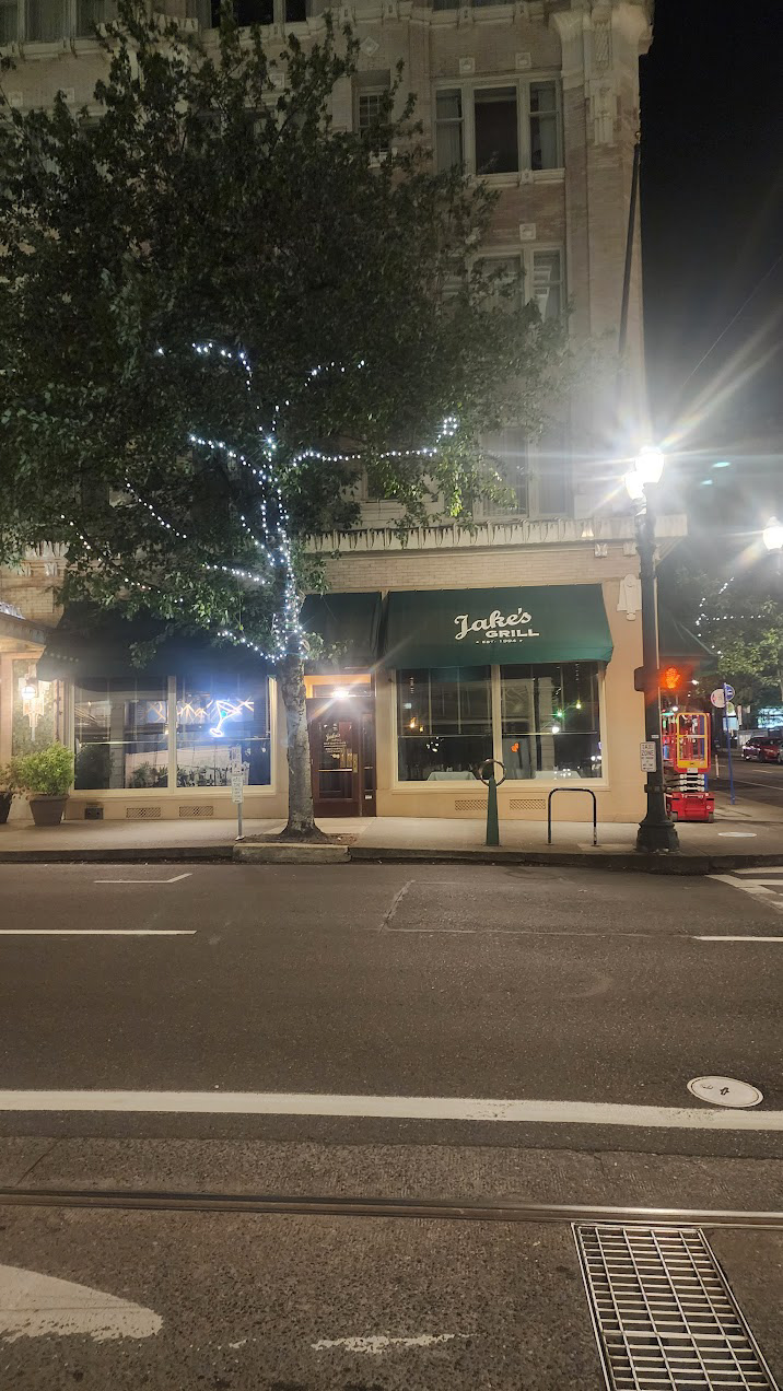 Jake"s. Old school style.