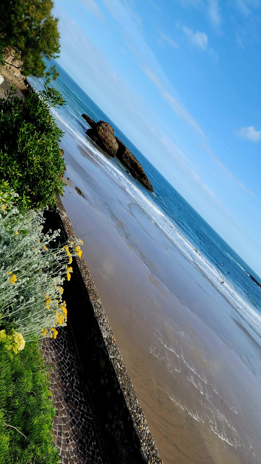 Sea Scene in Biarritz