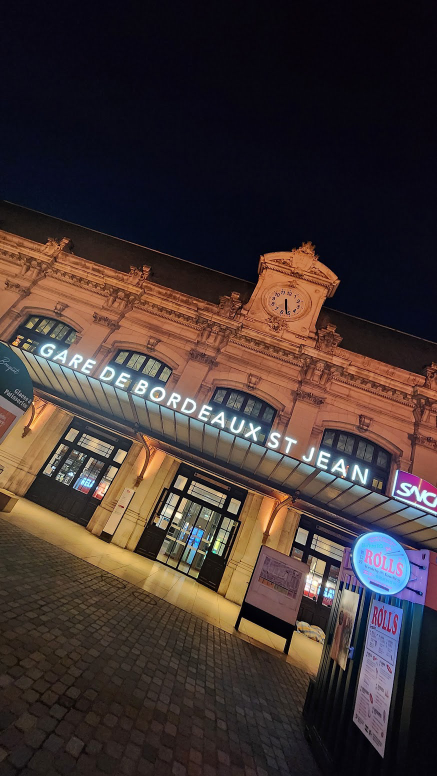 Outside Bordeaux Train Station