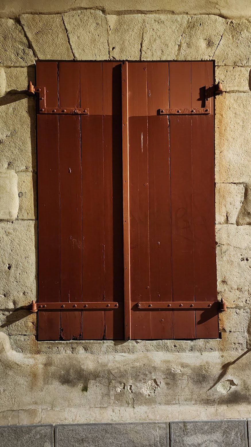 Basque Doorway at Night