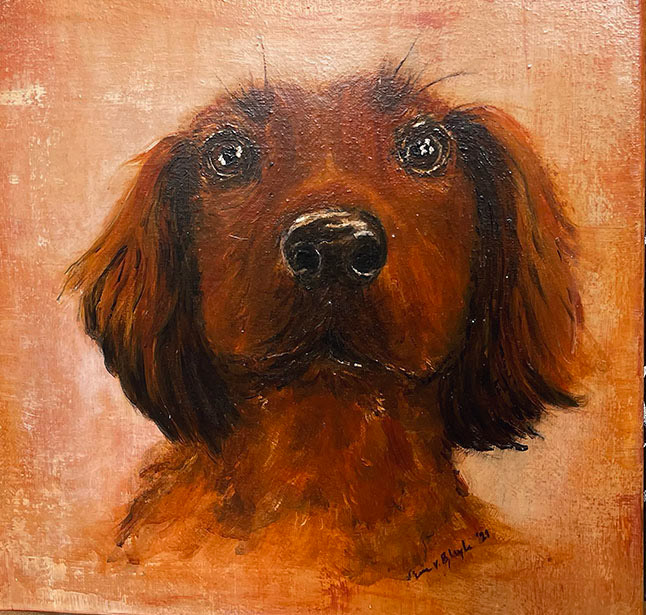 "JAY JAY" 12 in. x 12 in.